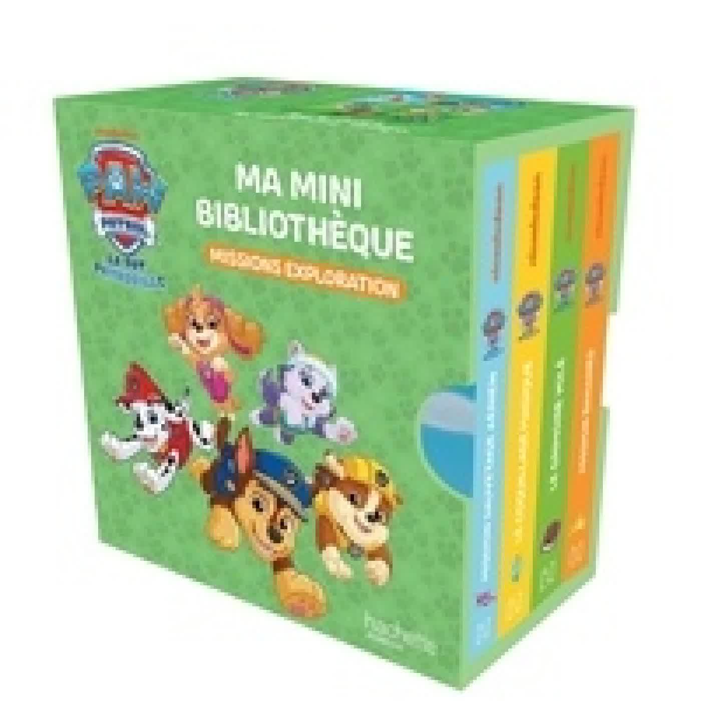 Télécharger Pdf Paw Patrol La Pat' Patrouille Ma mini bibliothèque Mission exploration. Coffret en 4 volumes ; Mission sauvetage aérien ; Le coquillage magique ; Le grimoire volé ; Mission bananes