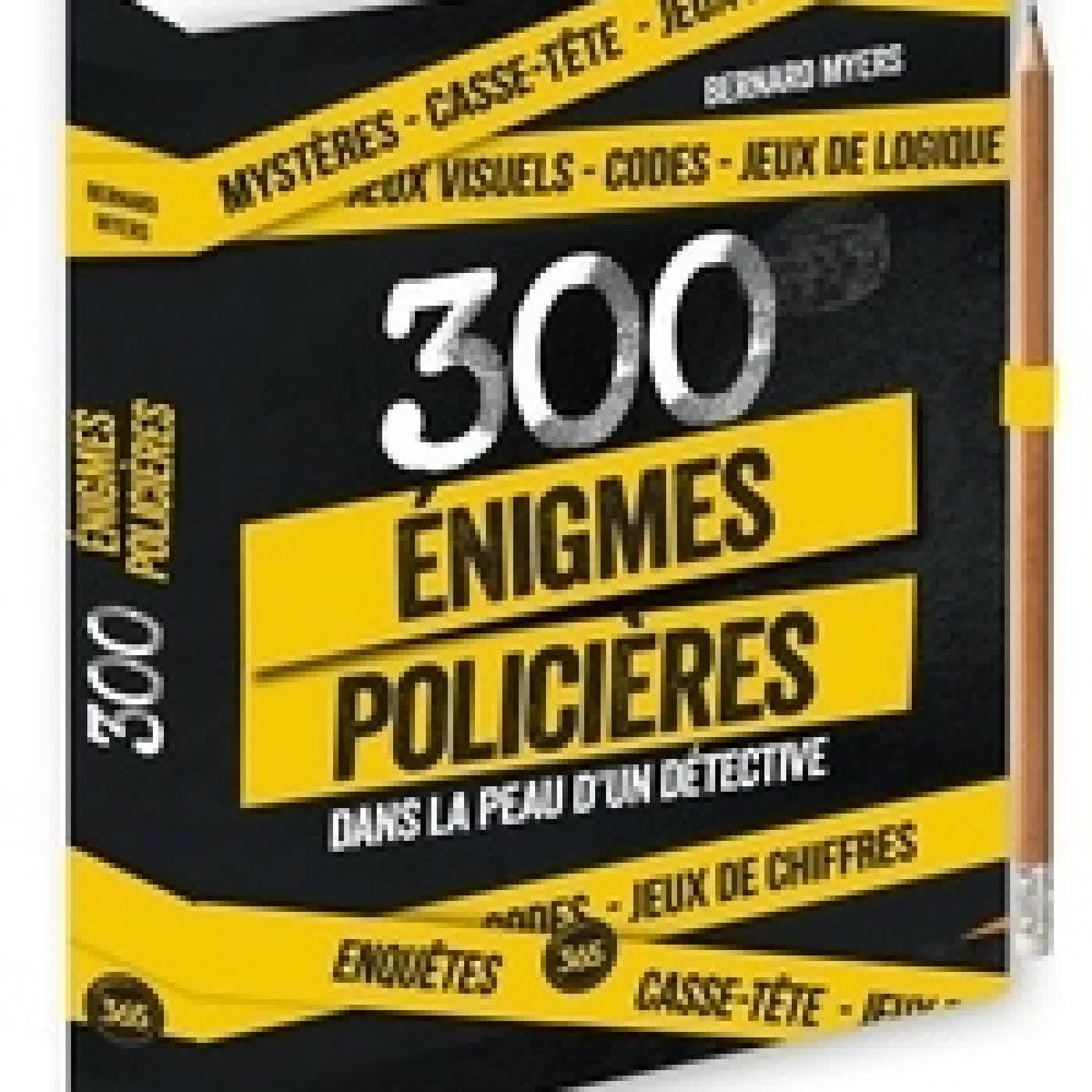 {téléchargement} 300 énigmes policières dans la peau d'un détective - Avec 1 crayon