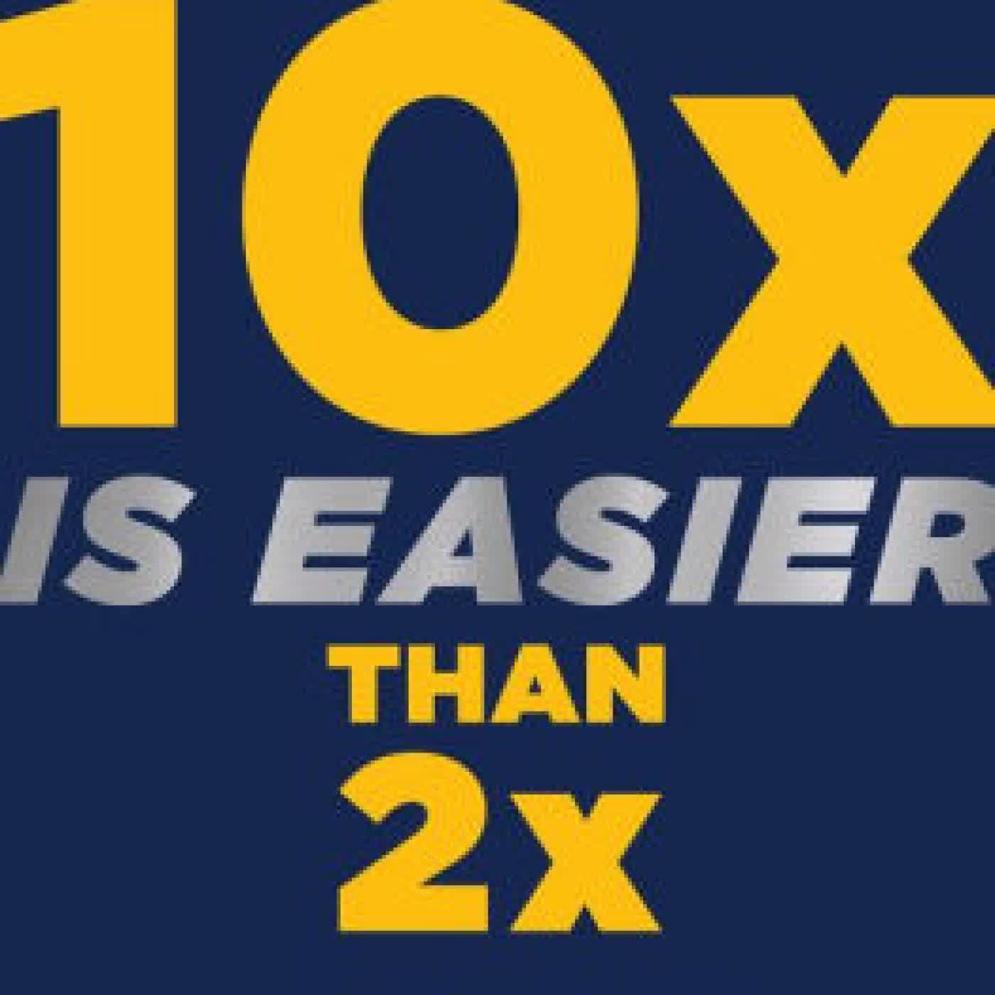 10x Is Easier Than 2x: How World-Class Entrepreneurs Achieve More by Doing Less by Dan Sullivan, Benjamin Hardy on Iphone New Format