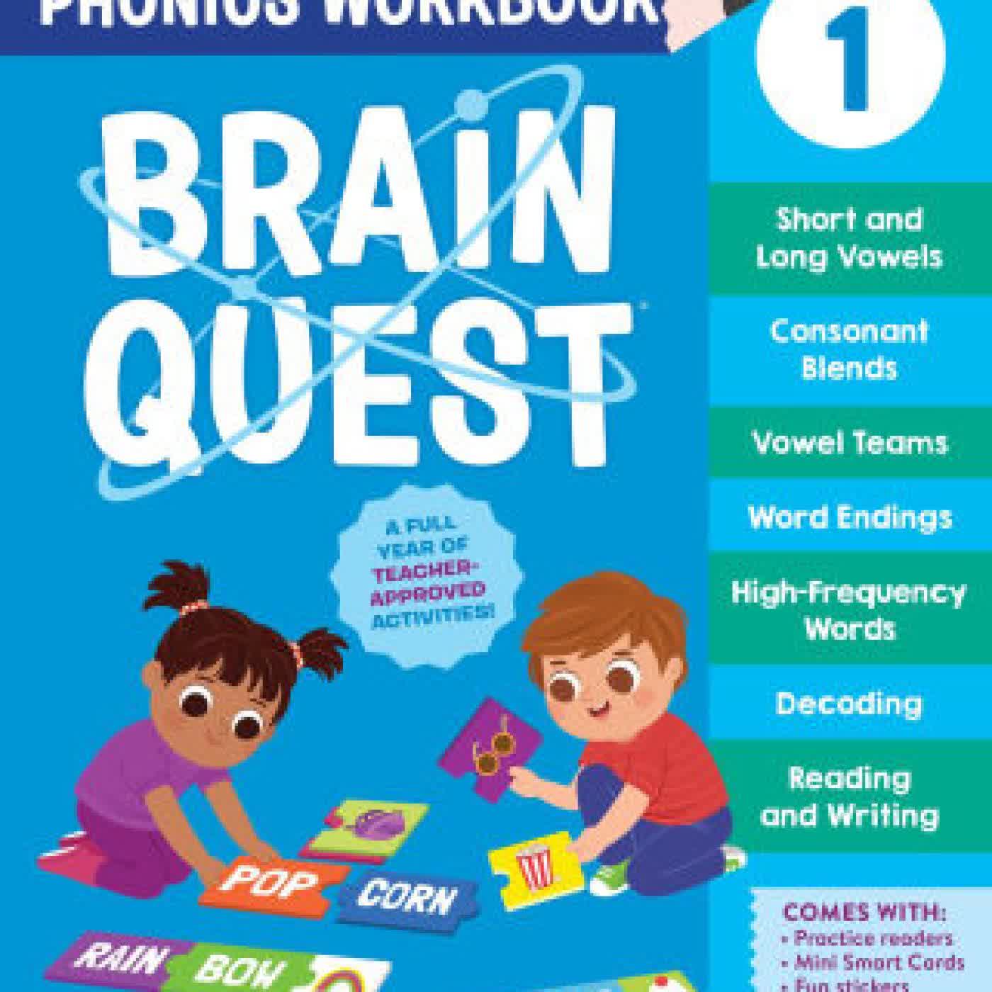 Brain Quest Phonics Workbook: Grade 1 by Workman Publishing on Iphone New Format