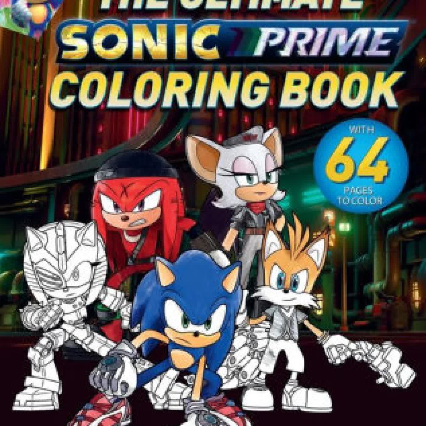 The Ultimate Sonic Prime Coloring Book by Patrick Spaziante on Iphone New Format