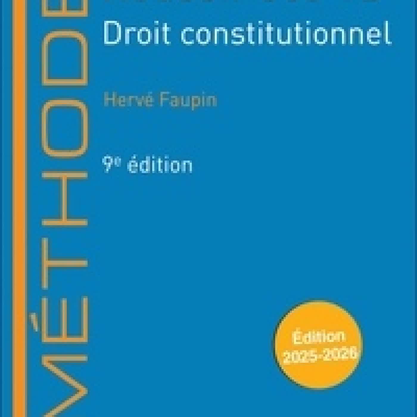 Télécharger Pdf Réussir ses TD Droit constitutionnel Edition 2025-2026