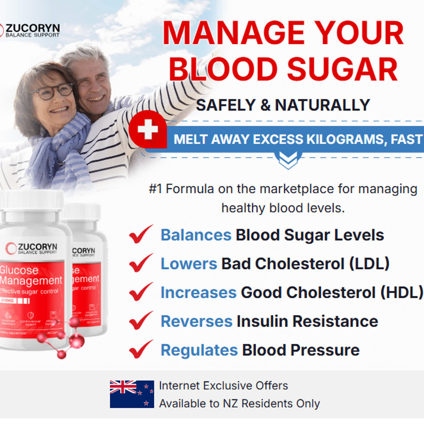 Zucoryn Glucose Management New Zealand: Science-Backed Support for a Healthier You.