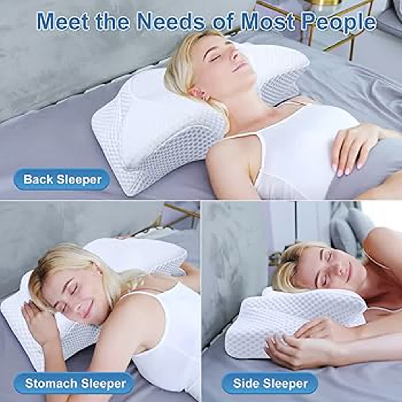 Say Goodbye to Neck Pain: How Melara Air Pillow Supports Better Spinal Alignment.