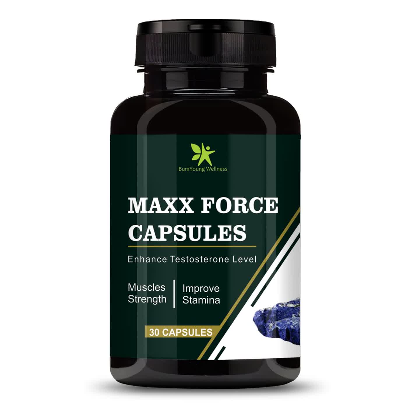 Max Force Capsule – Natural Support for Active Men