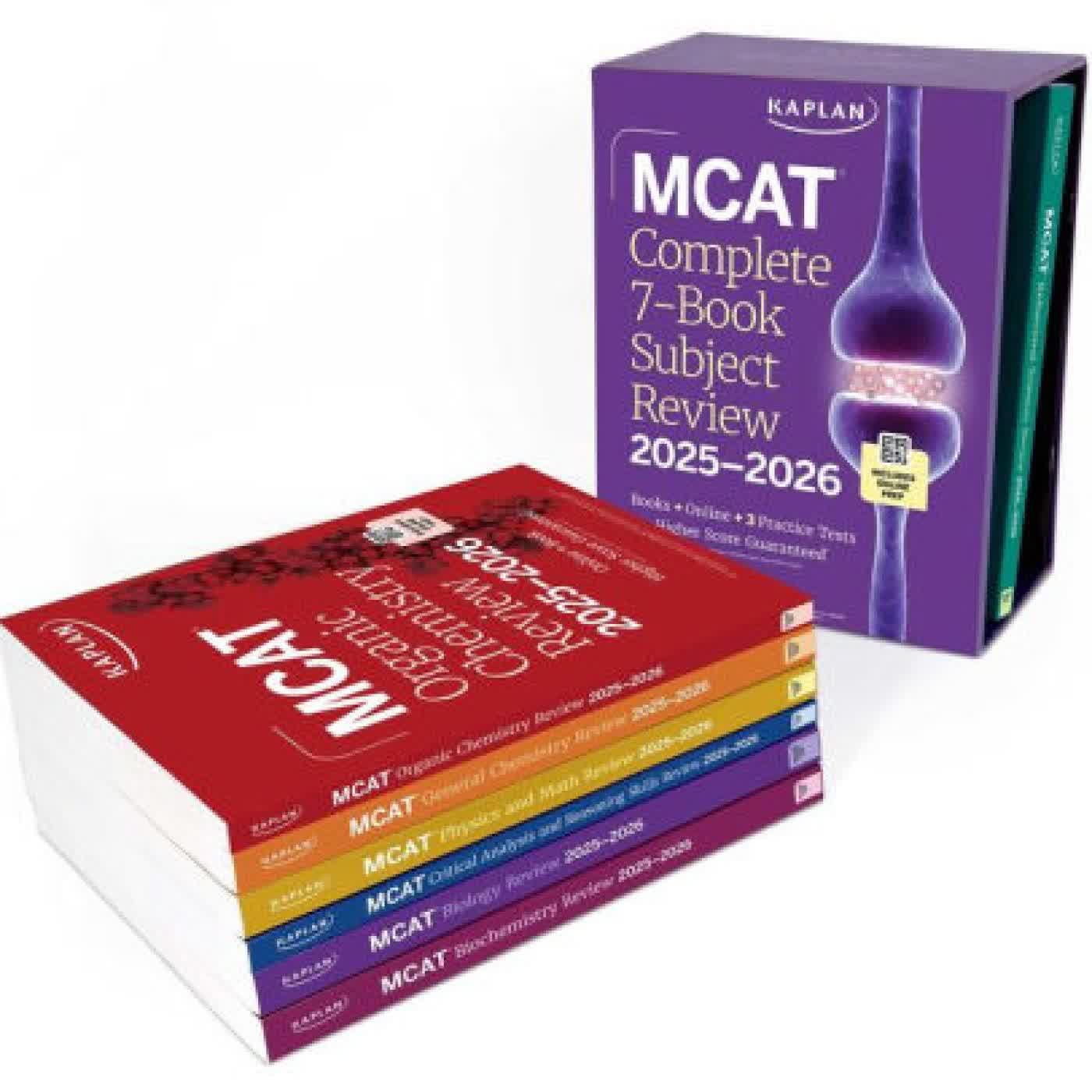 MCAT Complete 7-Book Subject Review 2025-2026, Set Includes Books, Online Prep, 3 Practice Tests by Kaplan Test Prep on Iphone New Format