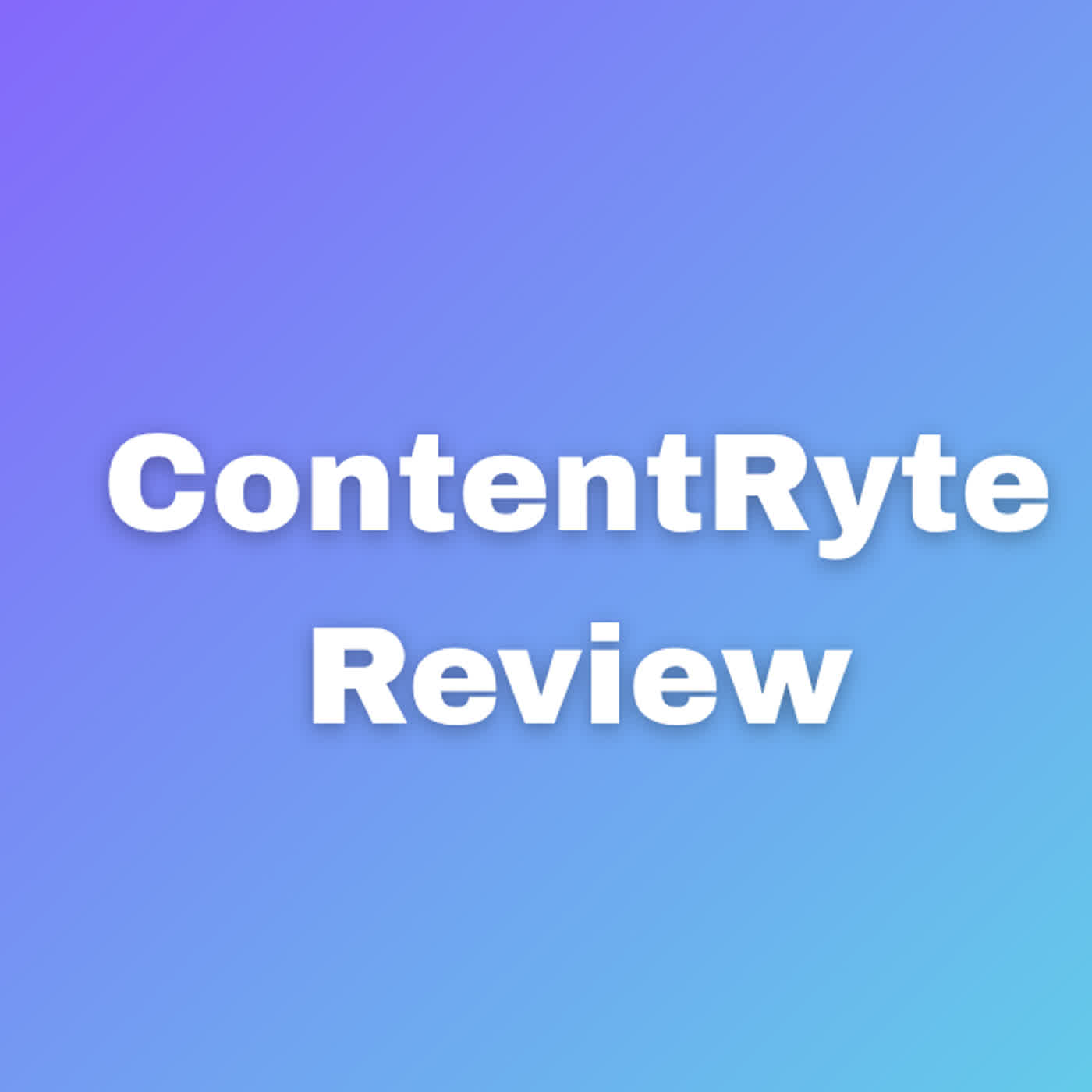 ContentRyte Review AI Writing Tool For Busy Creators