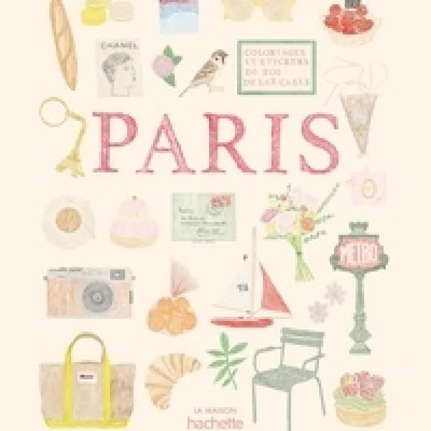 {téléchargement} Paris. Carnet de coloriages et de stickers de Zoé de Las Cases