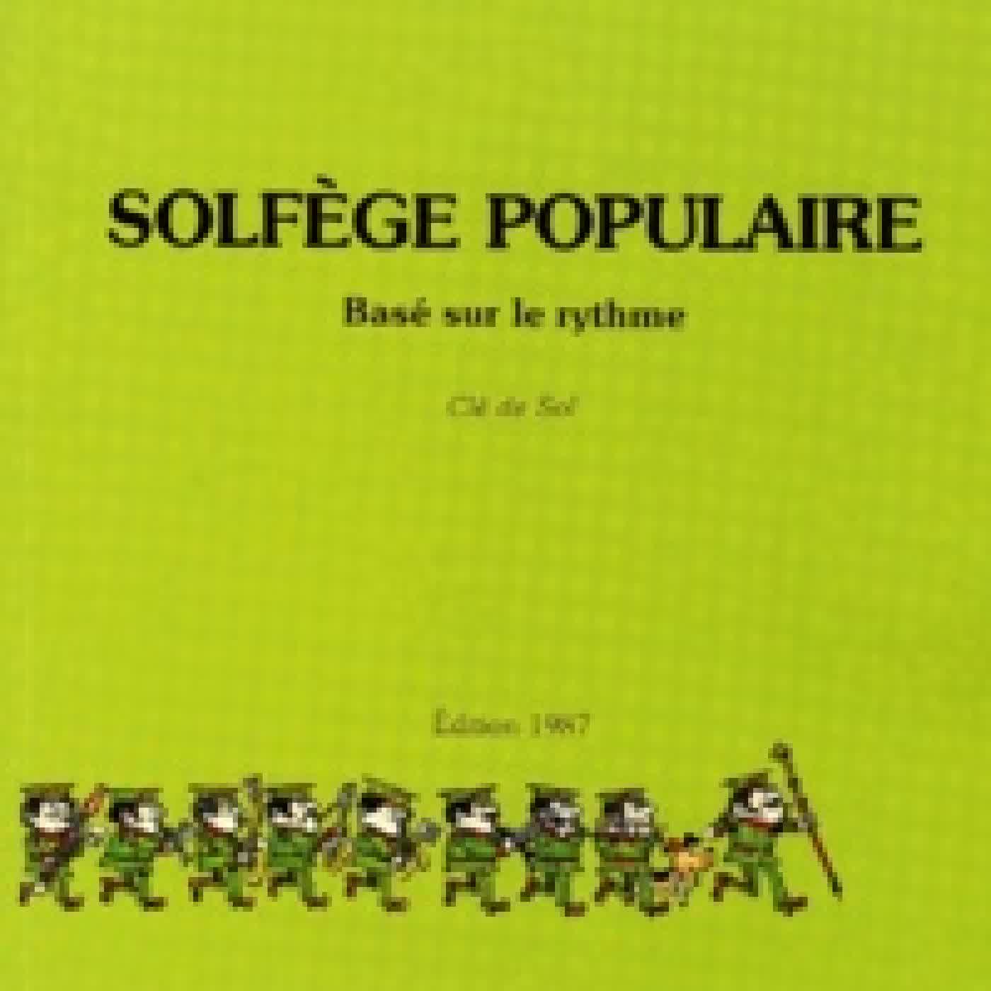 Lire en ligne : Solfège populaire basé sur le rythme - Clé de sol