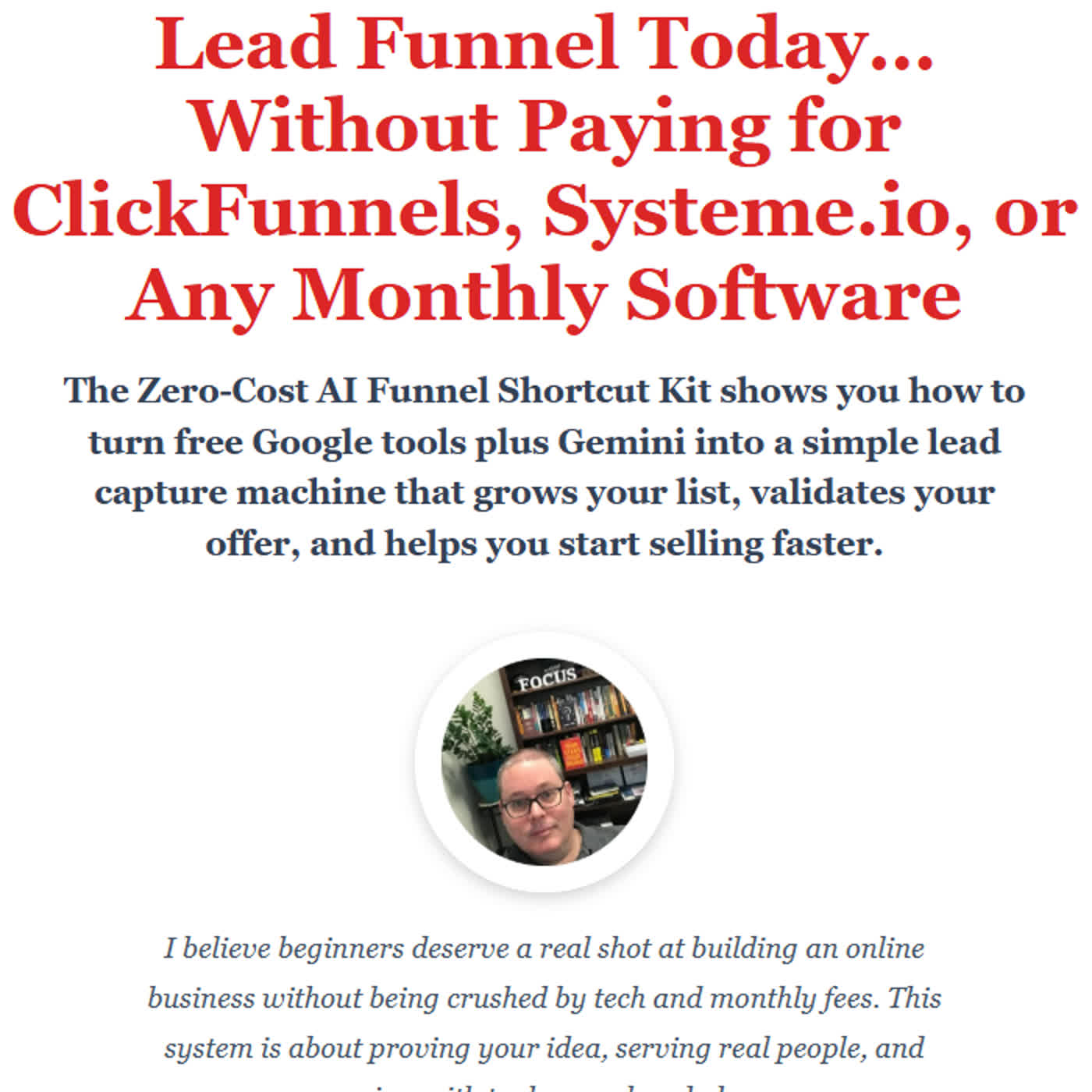 THE ZERO-COST AI FUNNEL SHORTCUT KIT Review