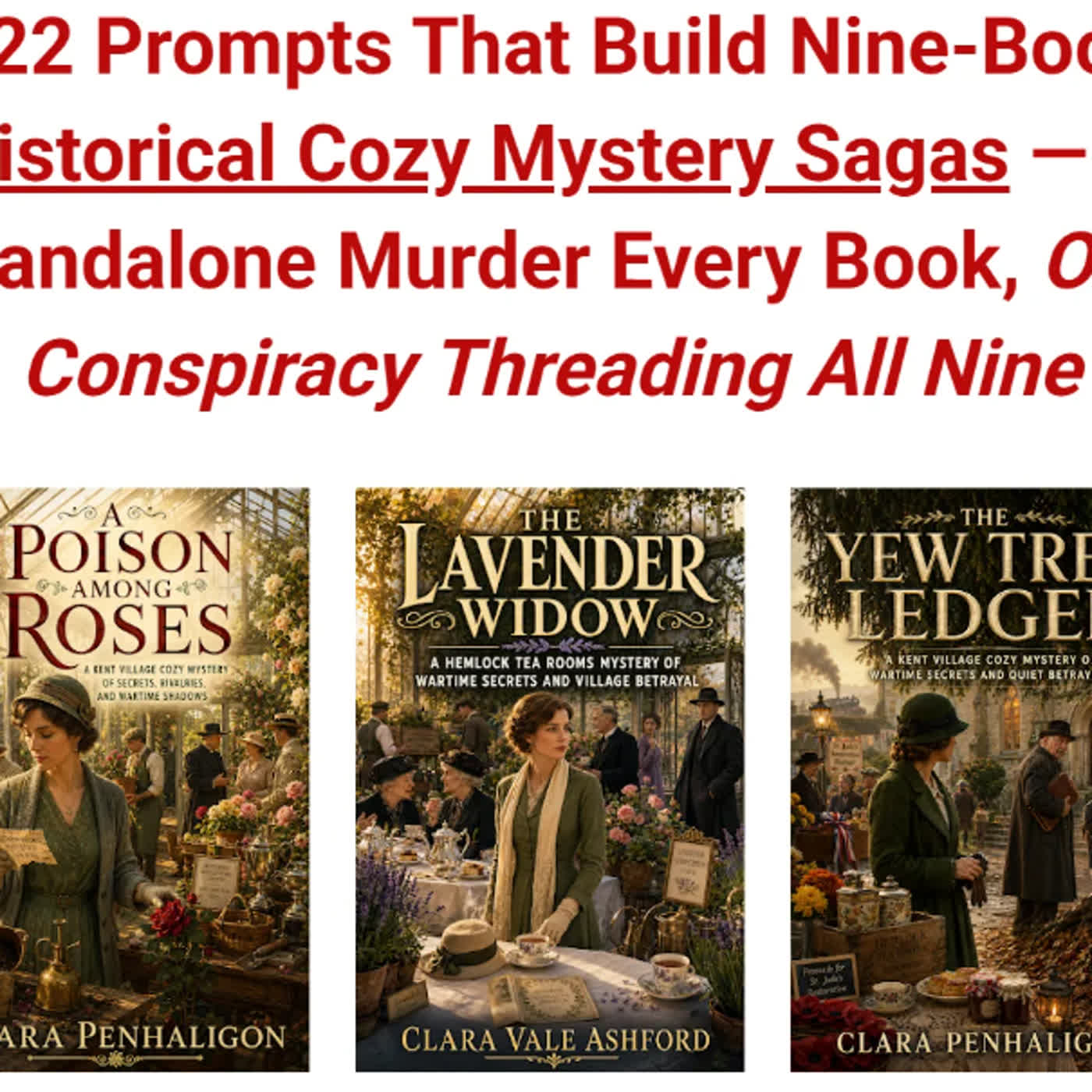 322 PROMPTS FOR HISTORICAL COZY MYSTERY SAGAS Review (Paulo Gro)