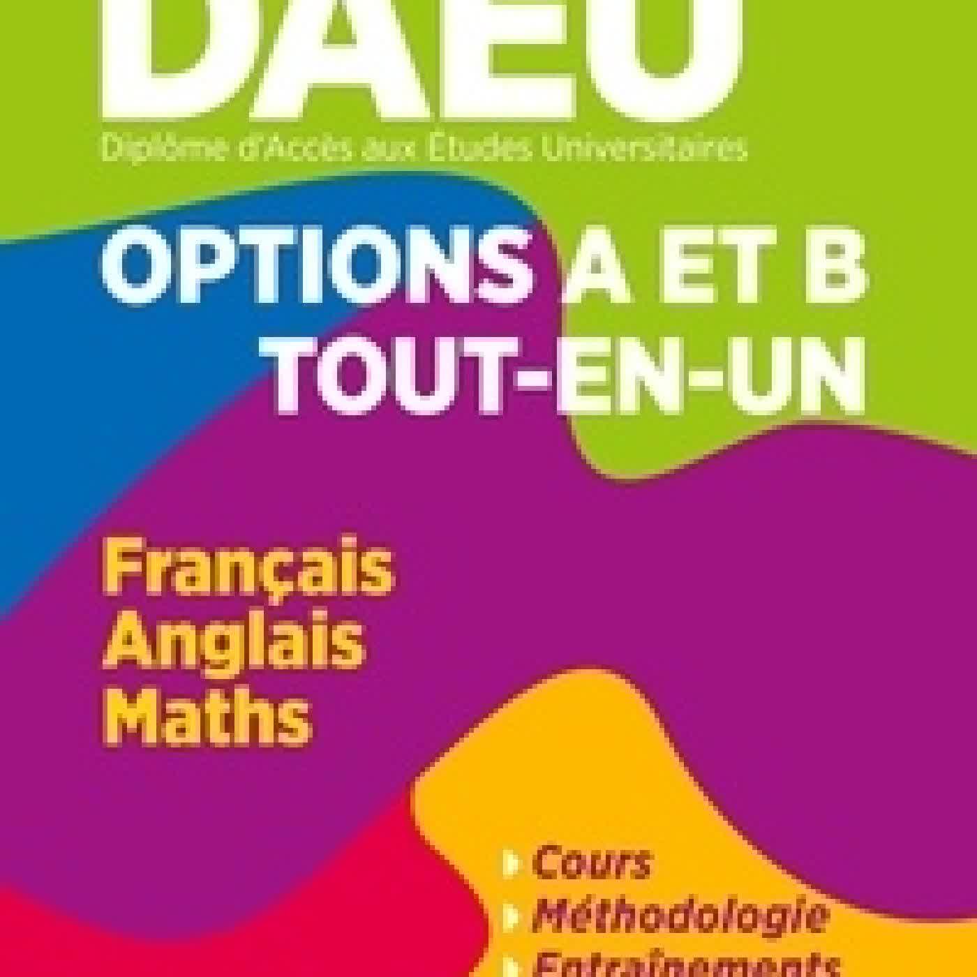 {téléchargement} DAEU options A et B - Tout-en-un