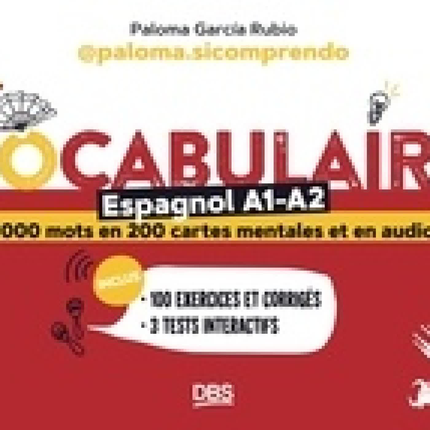 {téléchargement} Vocabulaire Espagnol A1-A2. 1000 mots en 200 cartes mentales et en audio