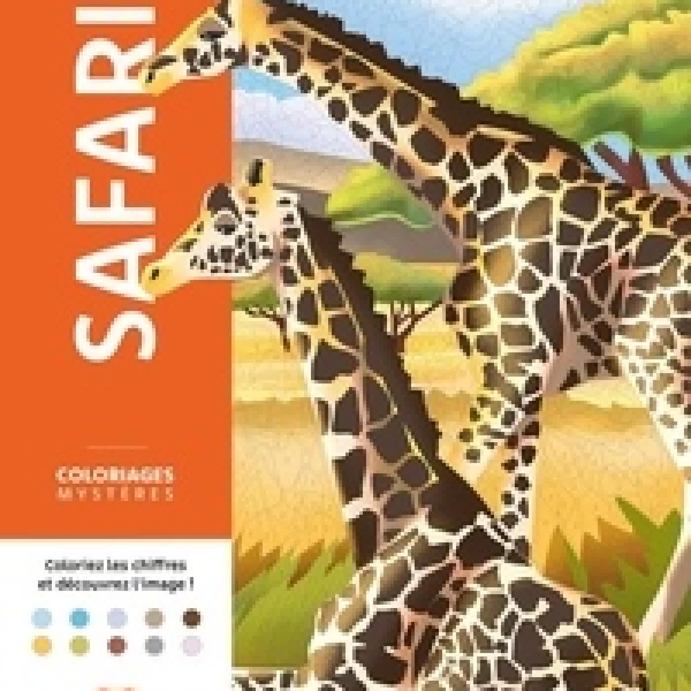 Télécharger Pdf Safari. Coloriez les chiffres et découvrez l'image !