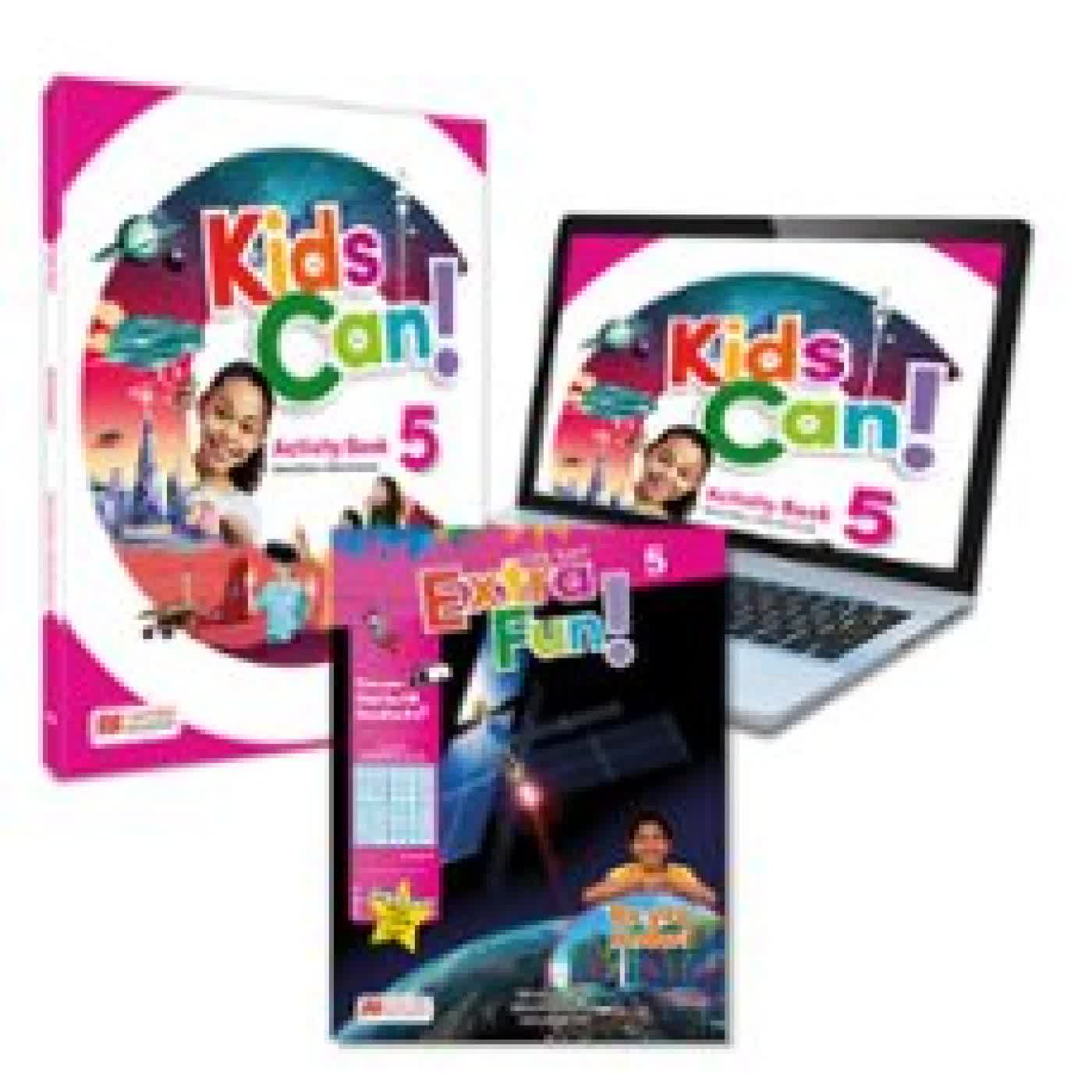 KIDS CAN! 5 ACTIVITY BOOK, EXTRAFUN & PUPIL S APP