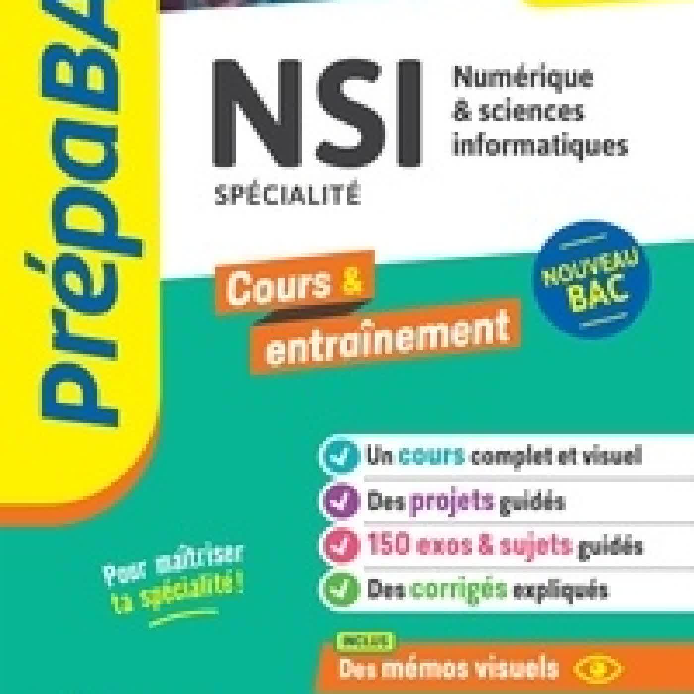 Télécharger Pdf Prépabac NSI 1re générale (spécialité) - nouveau programme de Première