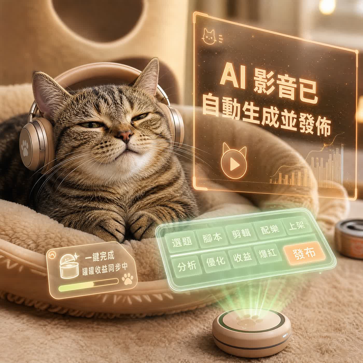 EP24｜打破訂閱制！最強 0 元 AI 影音製作流，教你躺平賺罐罐的自動化祕辛！ episode artwork