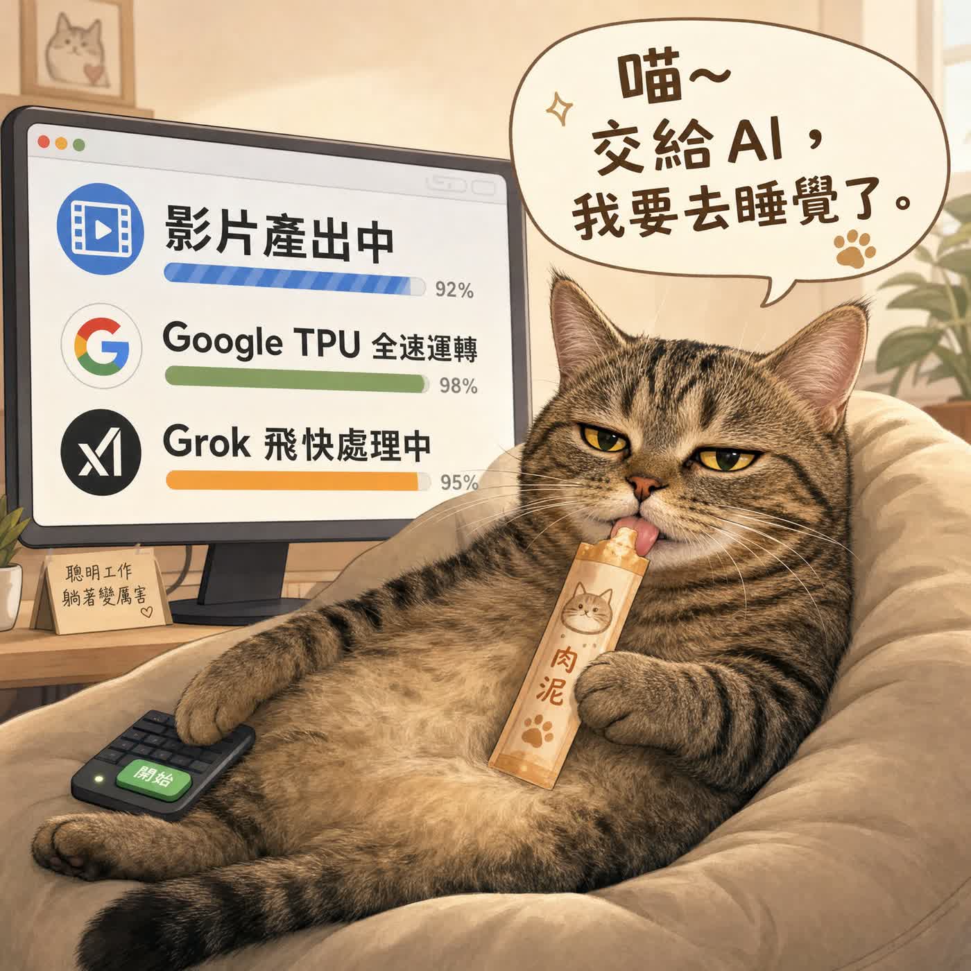 EP23｜Google TPU 變身 AI 怪物！免費 Grok 產片神技與最強開源編碼代理實測懶人包 episode artwork