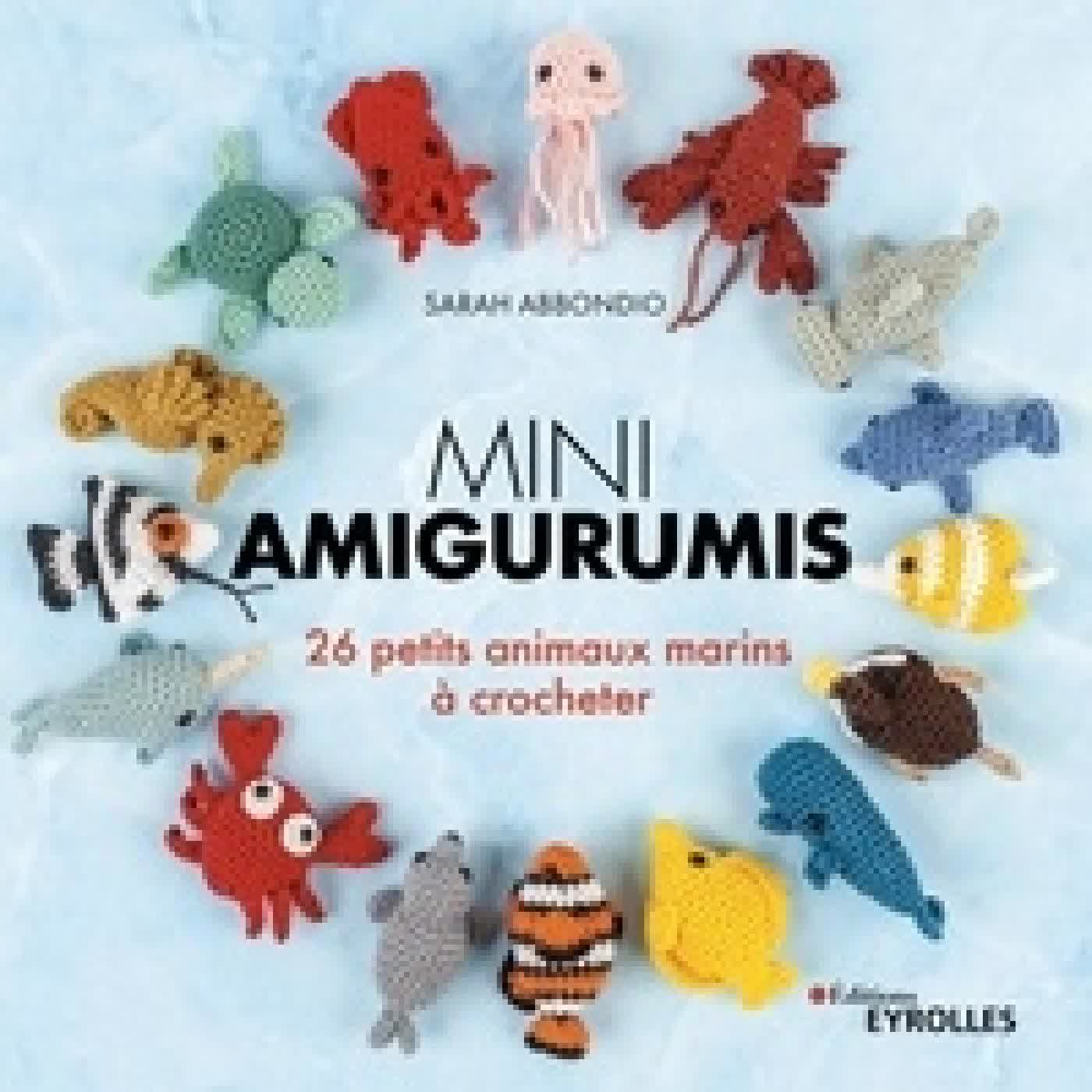 {téléchargement} Mini amigurumis - 26 petits animaux marins à crocheter