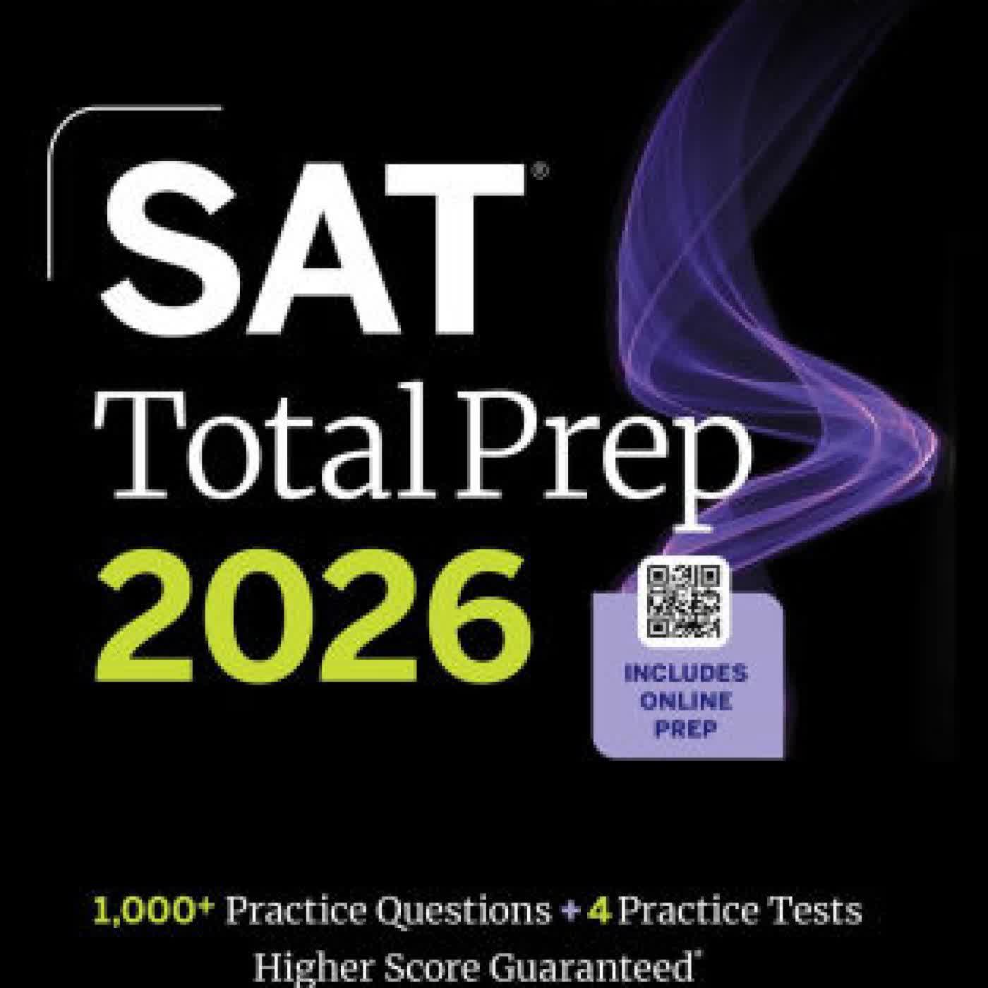 SAT Total Prep 2026: Includes 4 Full Length Practice Tests, 1,100+ Practice Questions + 1 Year Access to Online Quizzes and Video Lessons and Tutorials by Kaplan Test Prep on Iphone New Format
