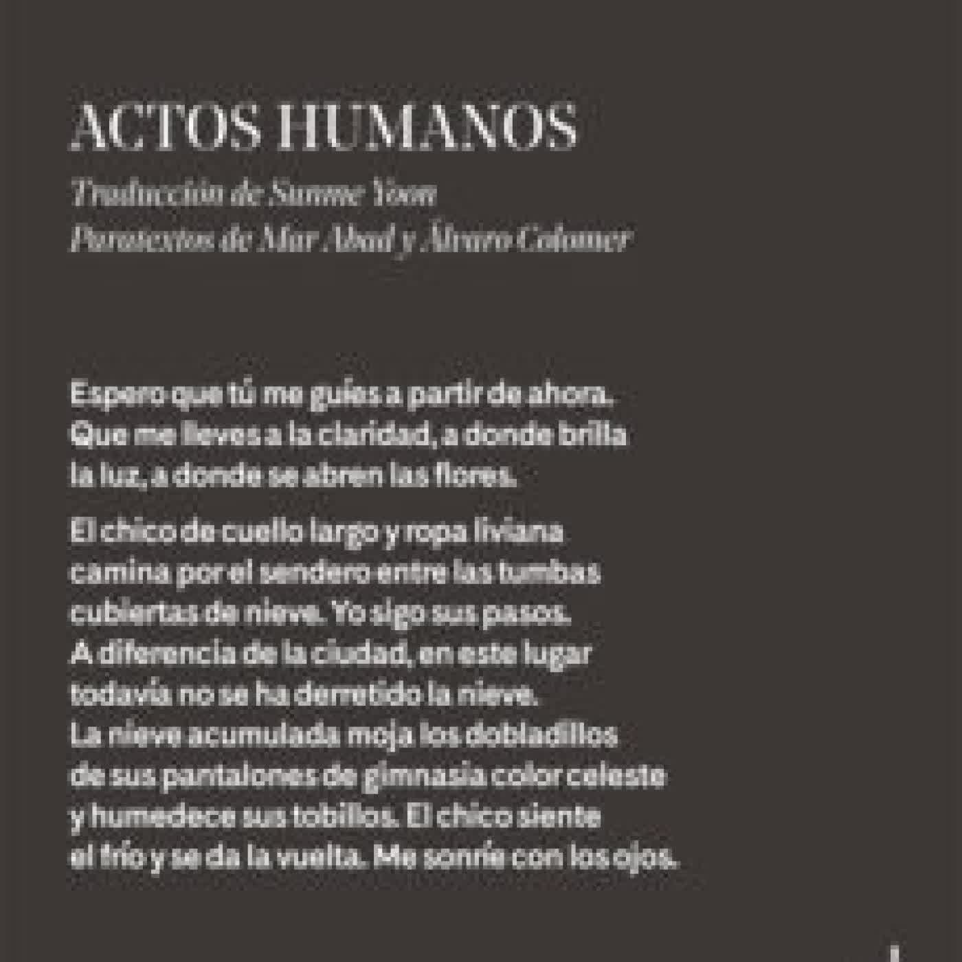 ACTOS HUMANOS HAN KANG