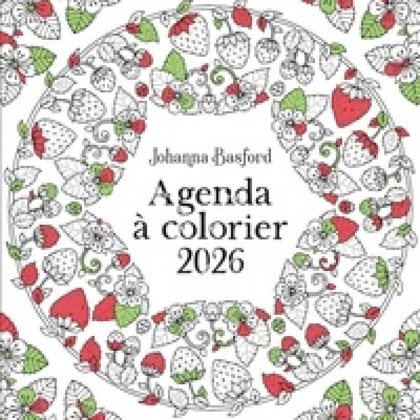 Lire en ligne : Agenda à colorier Edition 2026