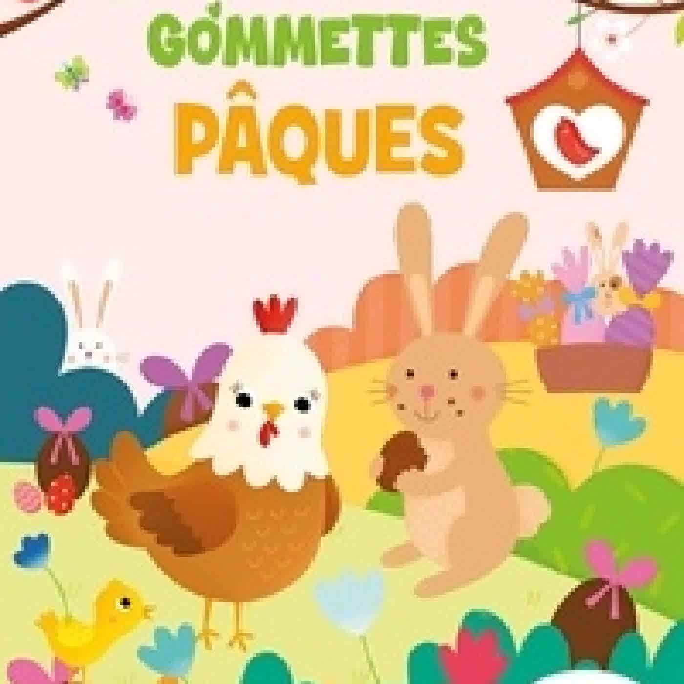 {téléchargement} Atelier gommettes Pâques. Avec plus de 130 gommettes