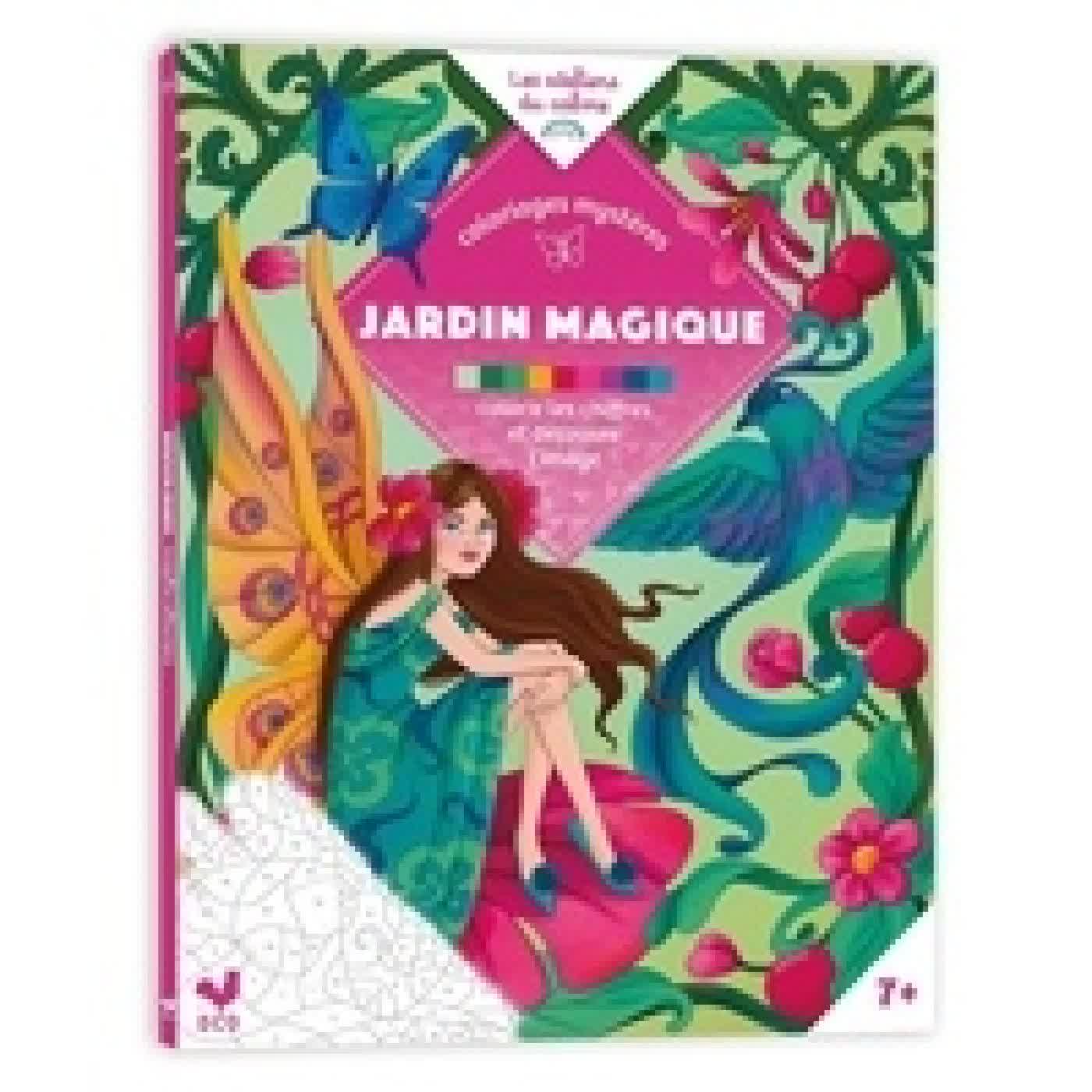 Lire en ligne : Jardin magique. Colorie les chiffre et découvre l'image