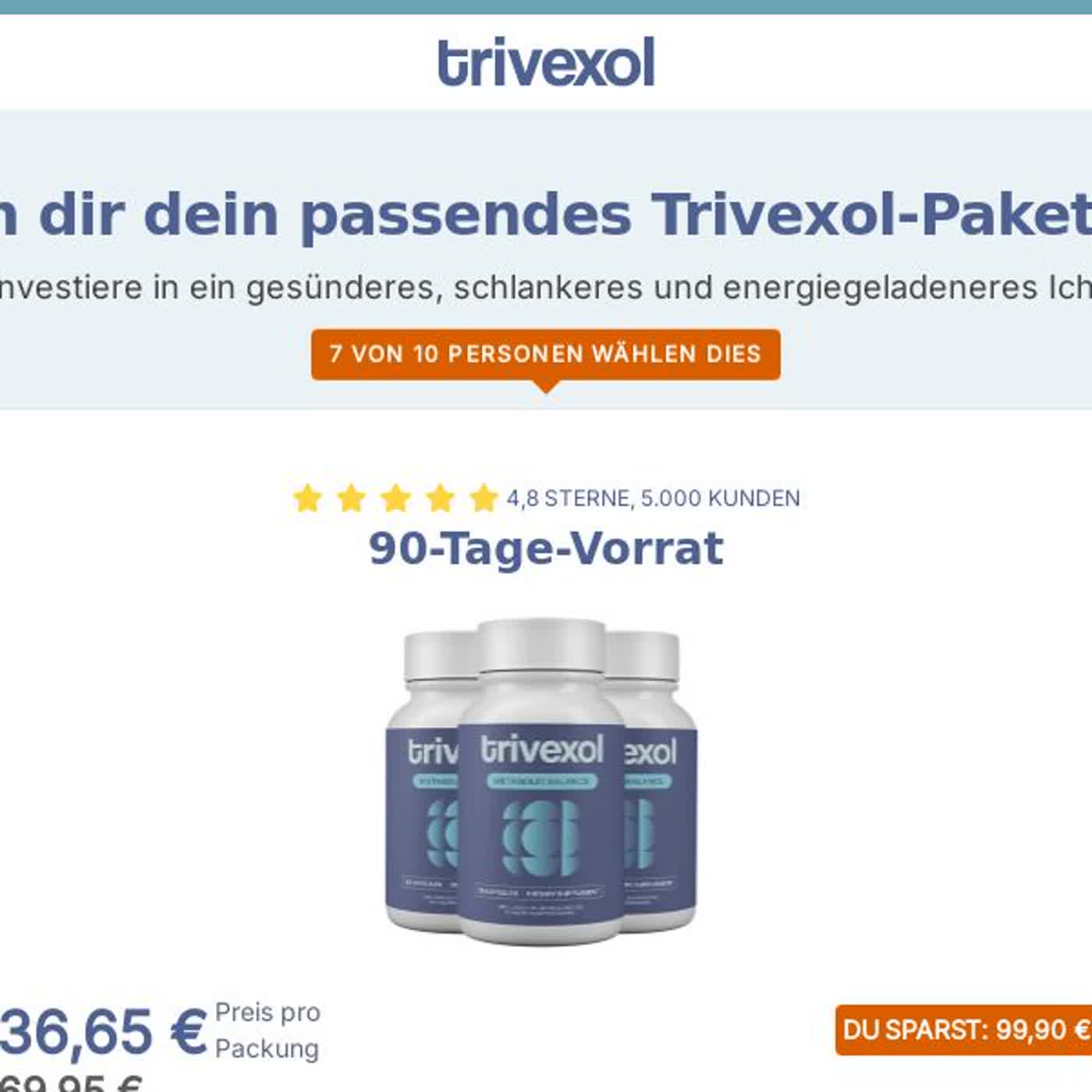 Trivexol DE/AT/CH (Verborgene Wahrheit) Käufer aufgepasst!