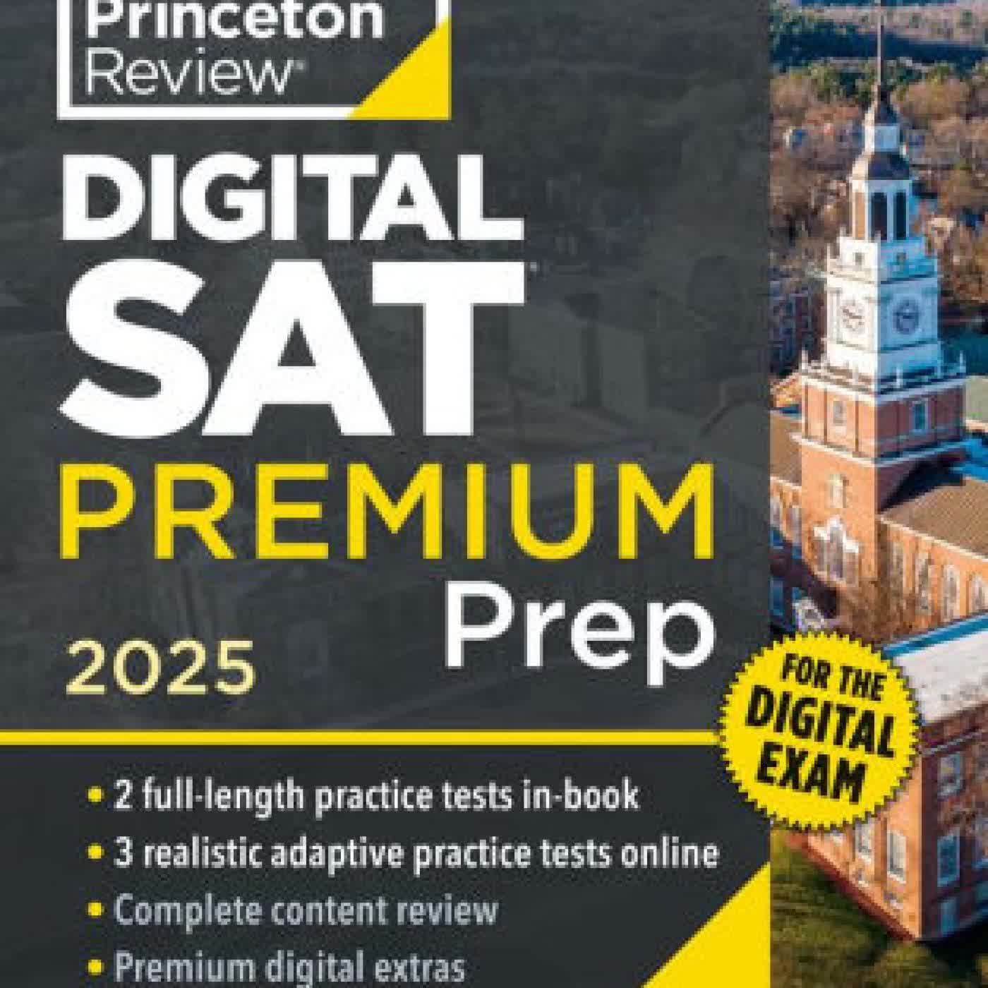 Princeton Review Digital SAT Premium Prep, 2025: 5 Full-Length Practice Tests (2 in Book + 3 Adaptive Tests Online) + Online Flashcards + Review & Tools by The Princeton Review on Iphone New Format