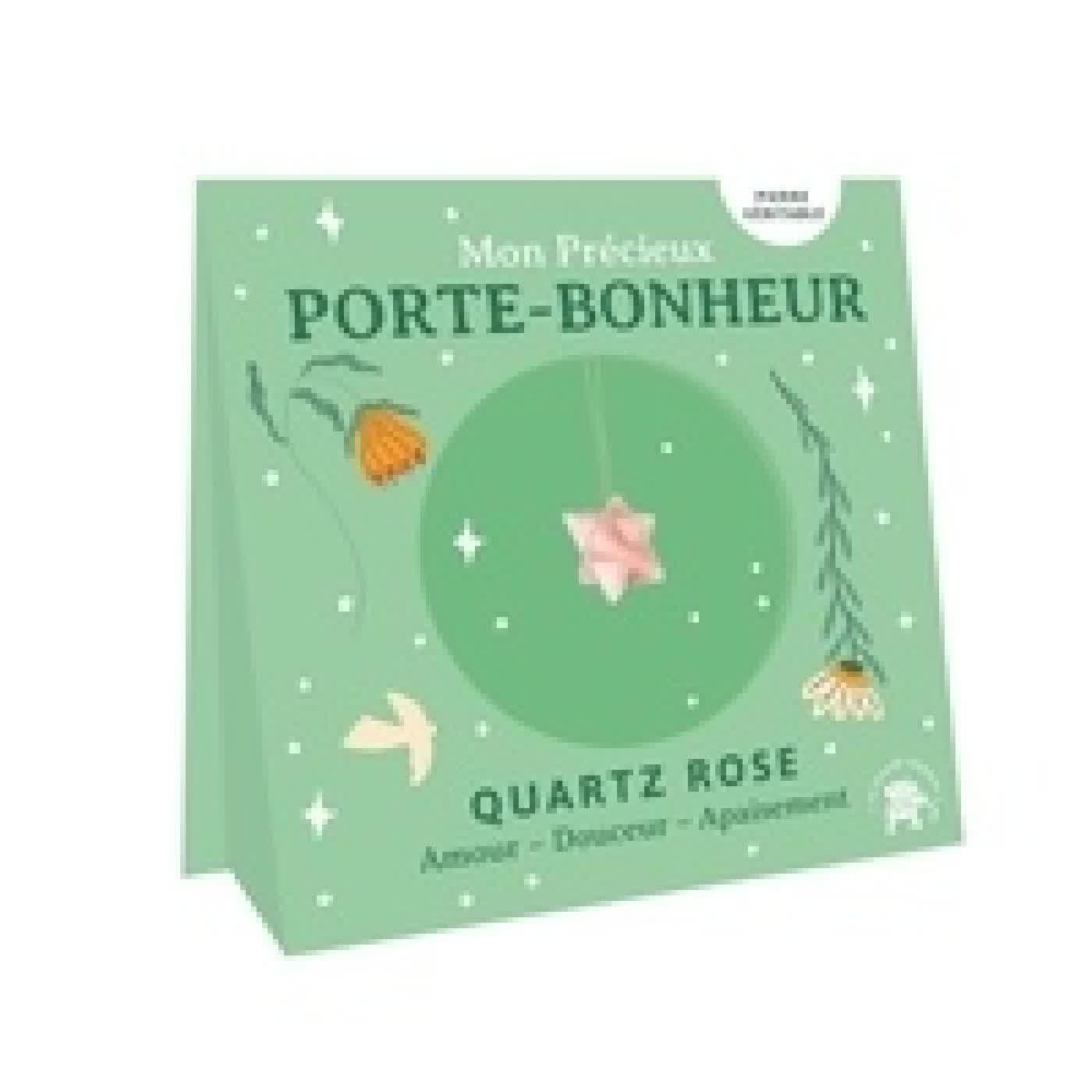 {téléchargement} Mon précieux porte - bonheur. Etoile merkaba en quartz rose : Amour, Douceur, Apaisement
