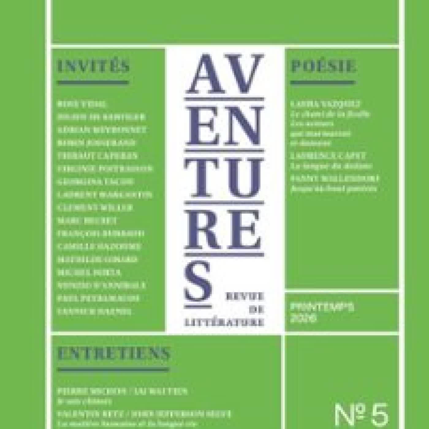 REVUE AVENTURES N°5 (PRINTEMPS 2026) COLLECTIFS