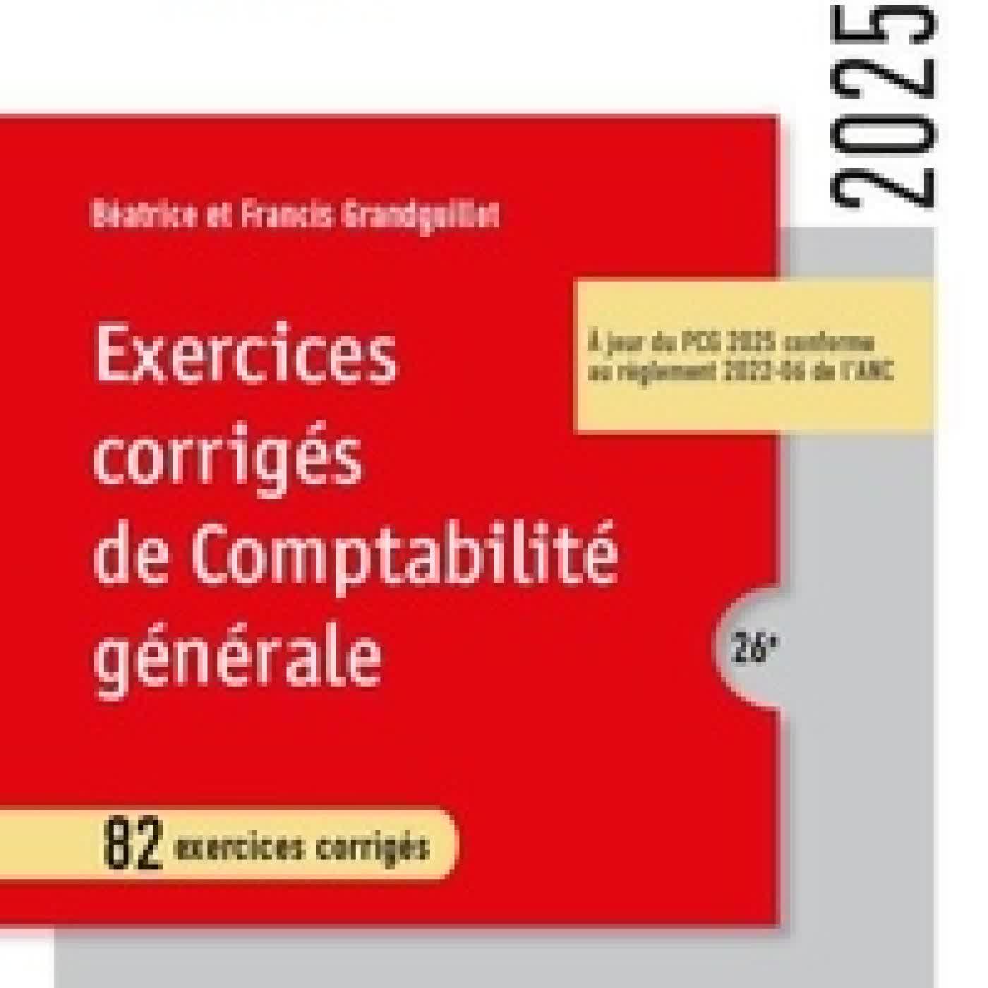 Télécharger Pdf Exercices corrigés de Comptabilité générale Edition 2025-2026