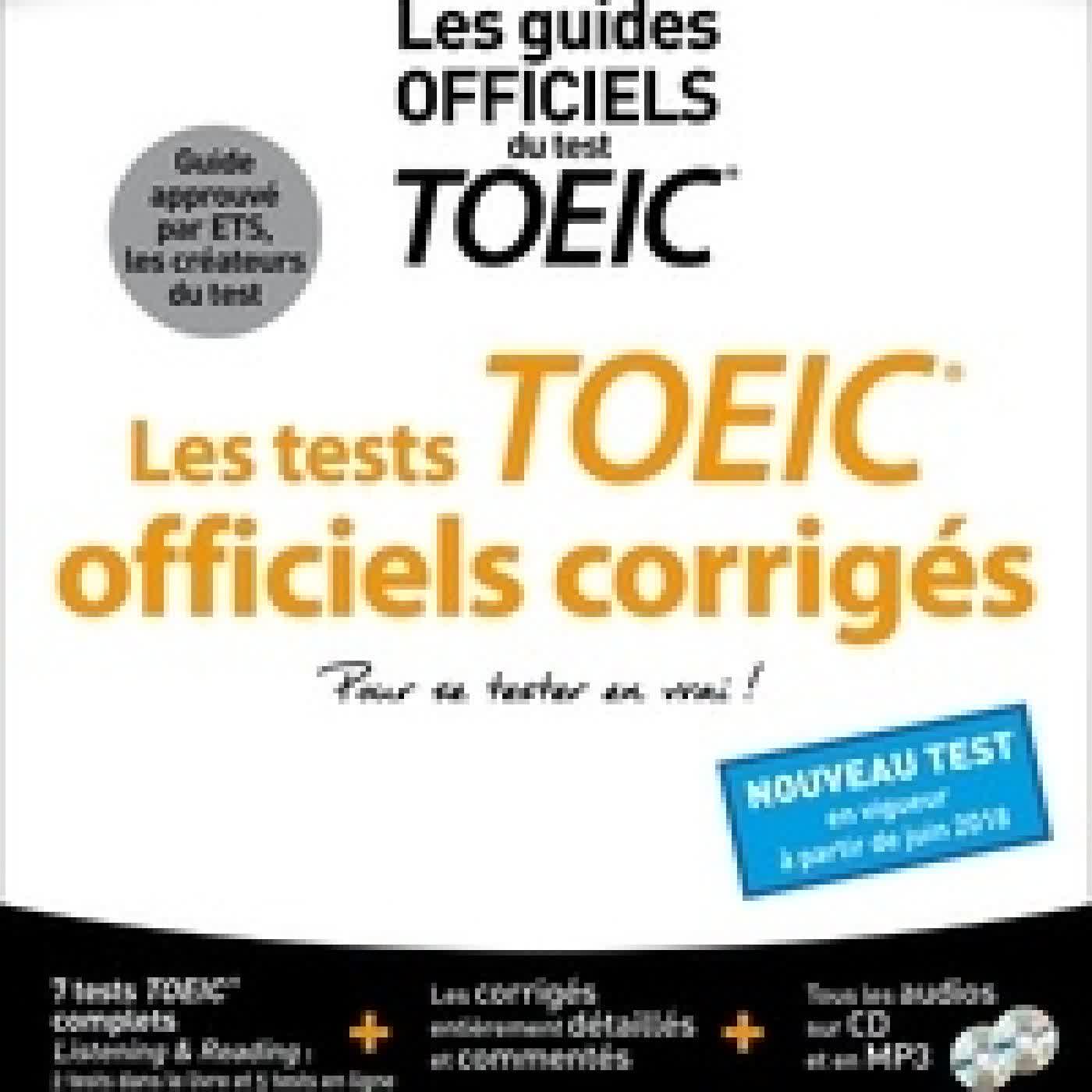 Télécharger Pdf Les tests officiels corrigés TOEIC