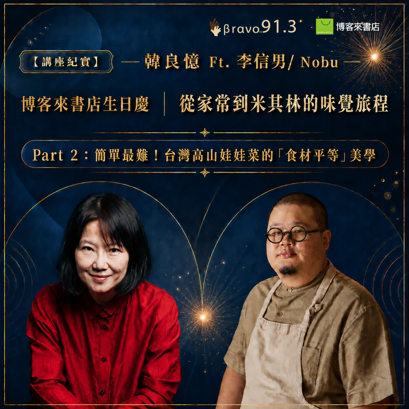 【講座紀實】舌尖上的對話：從家常到米其林的味覺旅程 Part 2 episode artwork