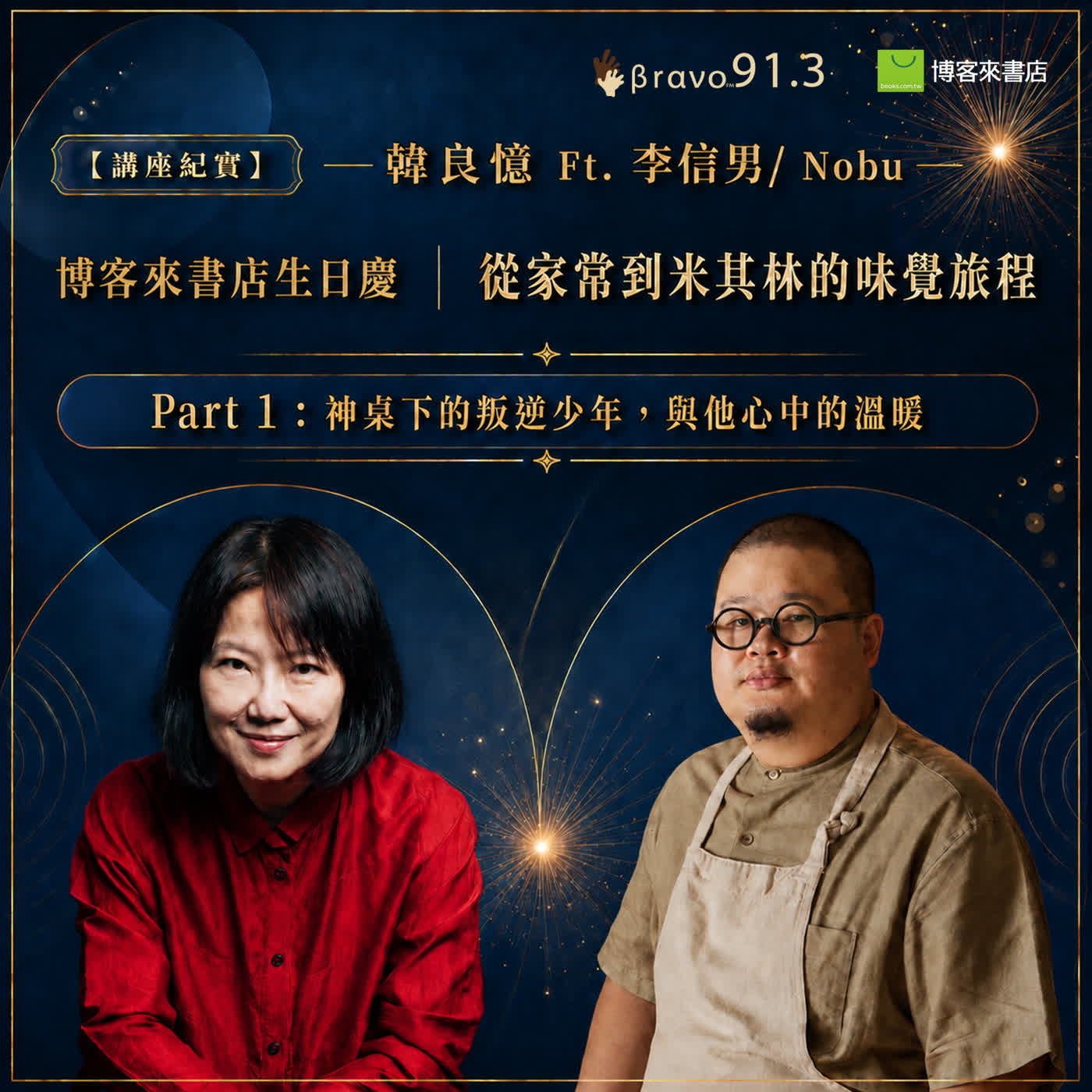 【講座紀實】舌尖上的對話：從家常到米其林的味覺旅程 Part 1 episode artwork