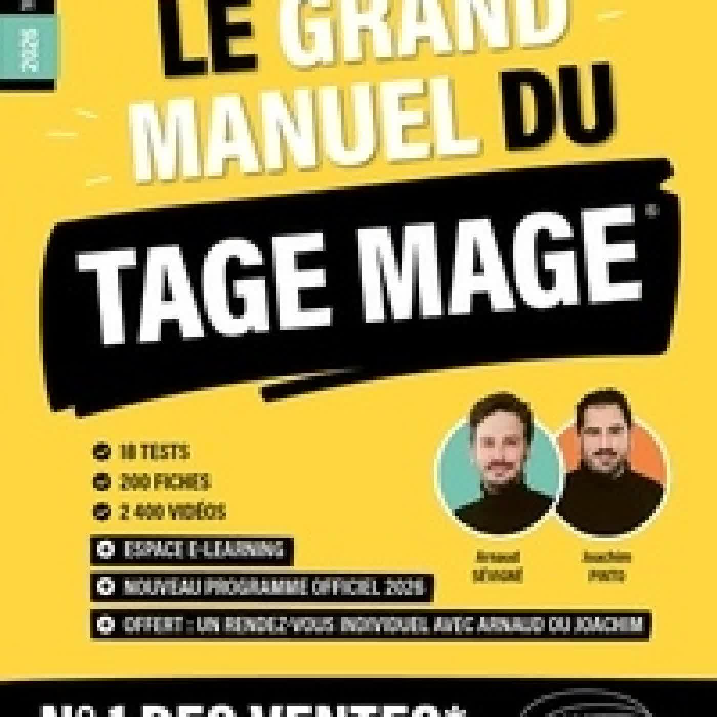 Télécharger Pdf Le Grand Manuel du TAGE MAGE. 18 tests, 200 fiches, 2400 vidéos Edition 2026