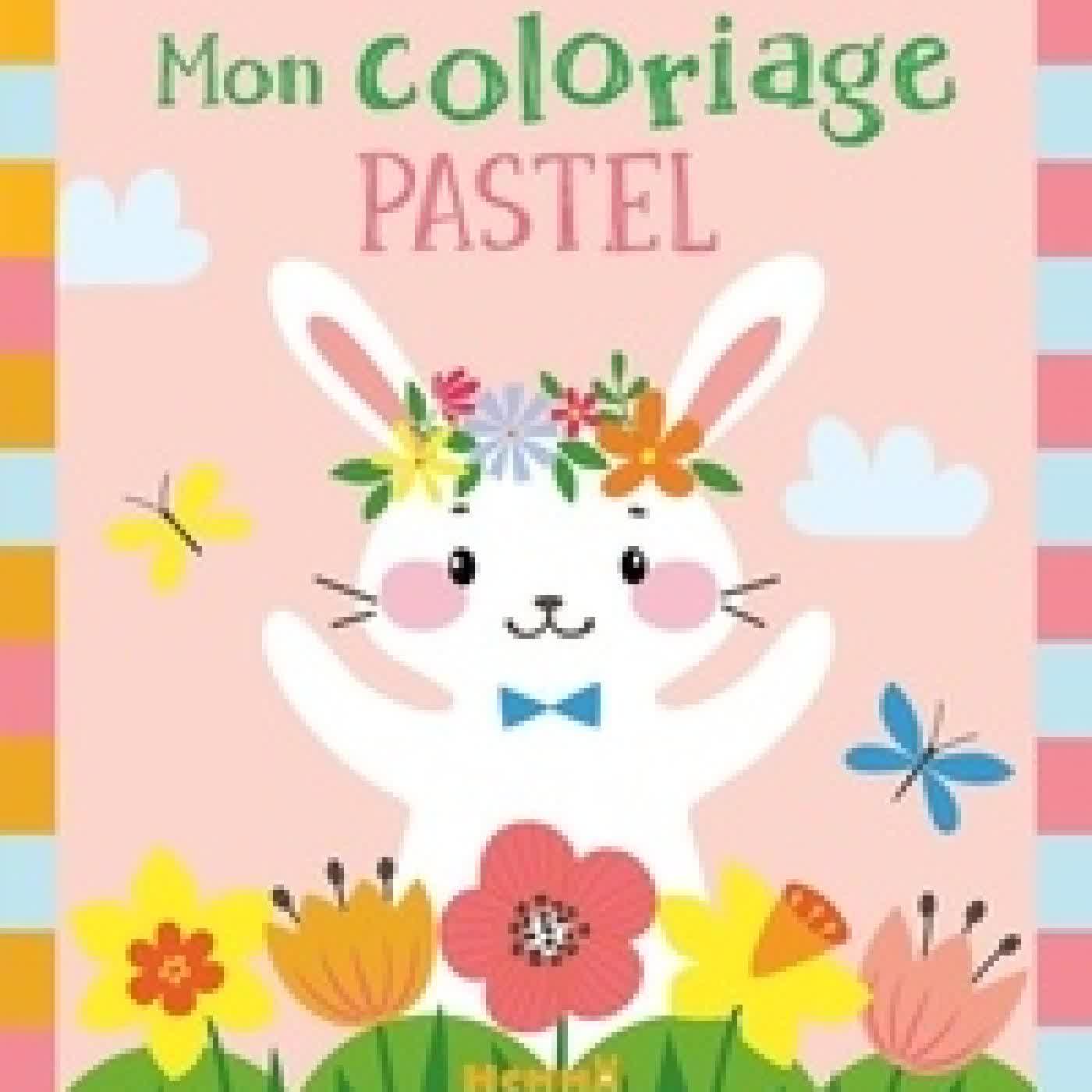 Télécharger Pdf Mon coloriage pastel Pâques. Stickers offerts