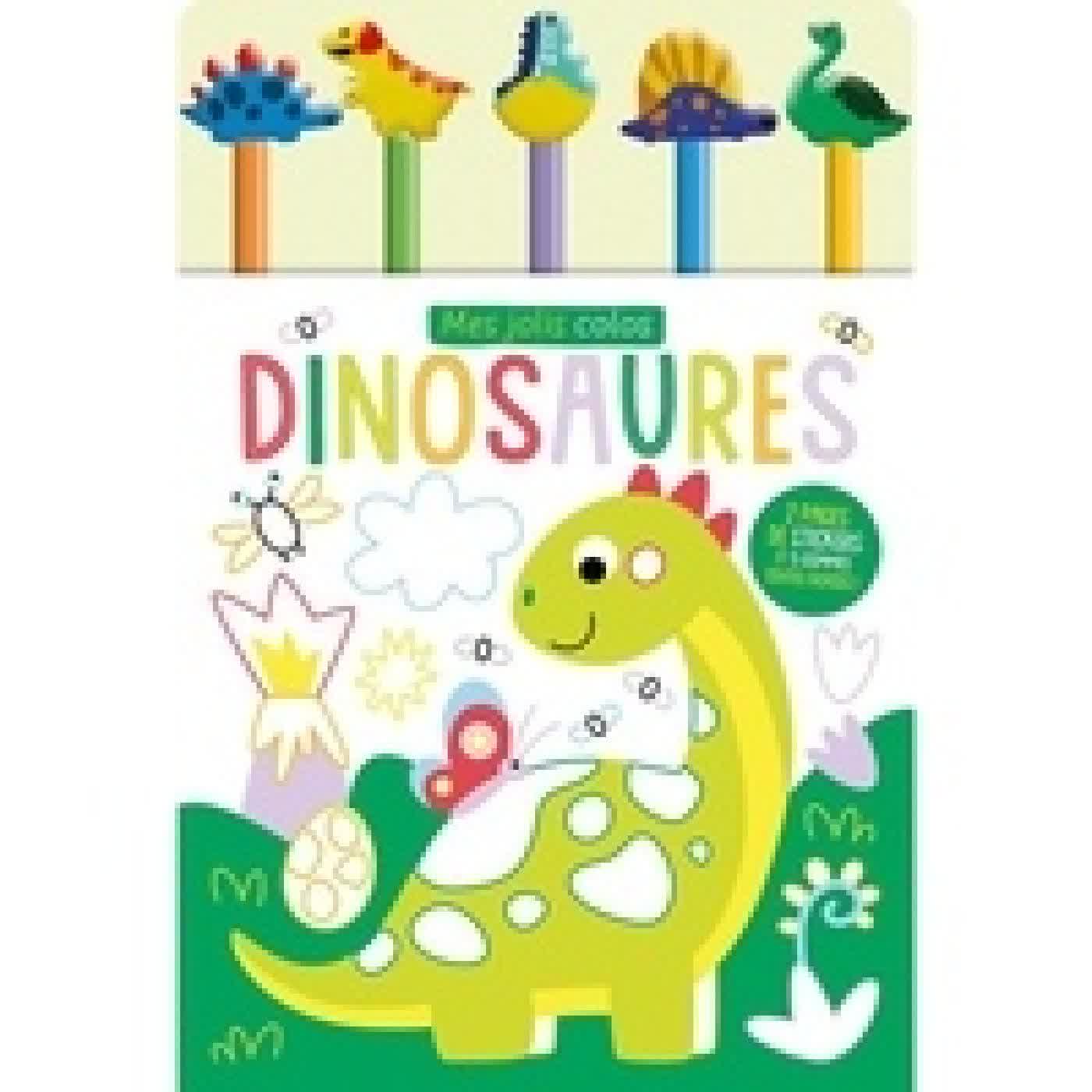 Lire en ligne : Dinosaures. Avec 5 crayons de couleur et leurs gommes