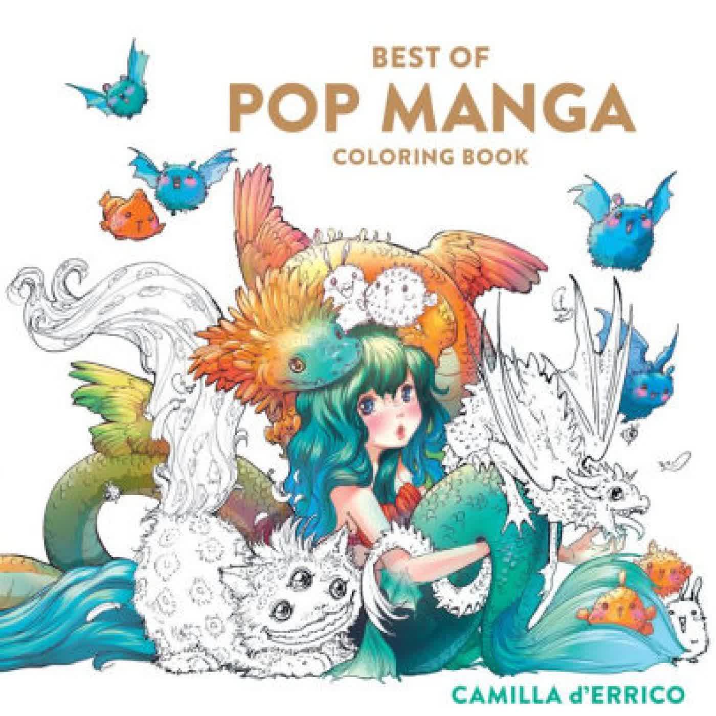 Best of Pop Manga Coloring Book by Camilla d'Errico on Iphone New Format
