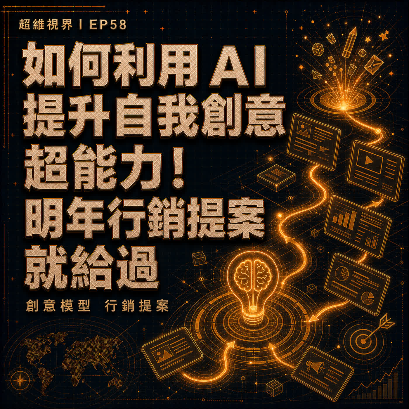 EP58 如何利用 AI 提升自我創意超能力！明年行銷提案就給過
