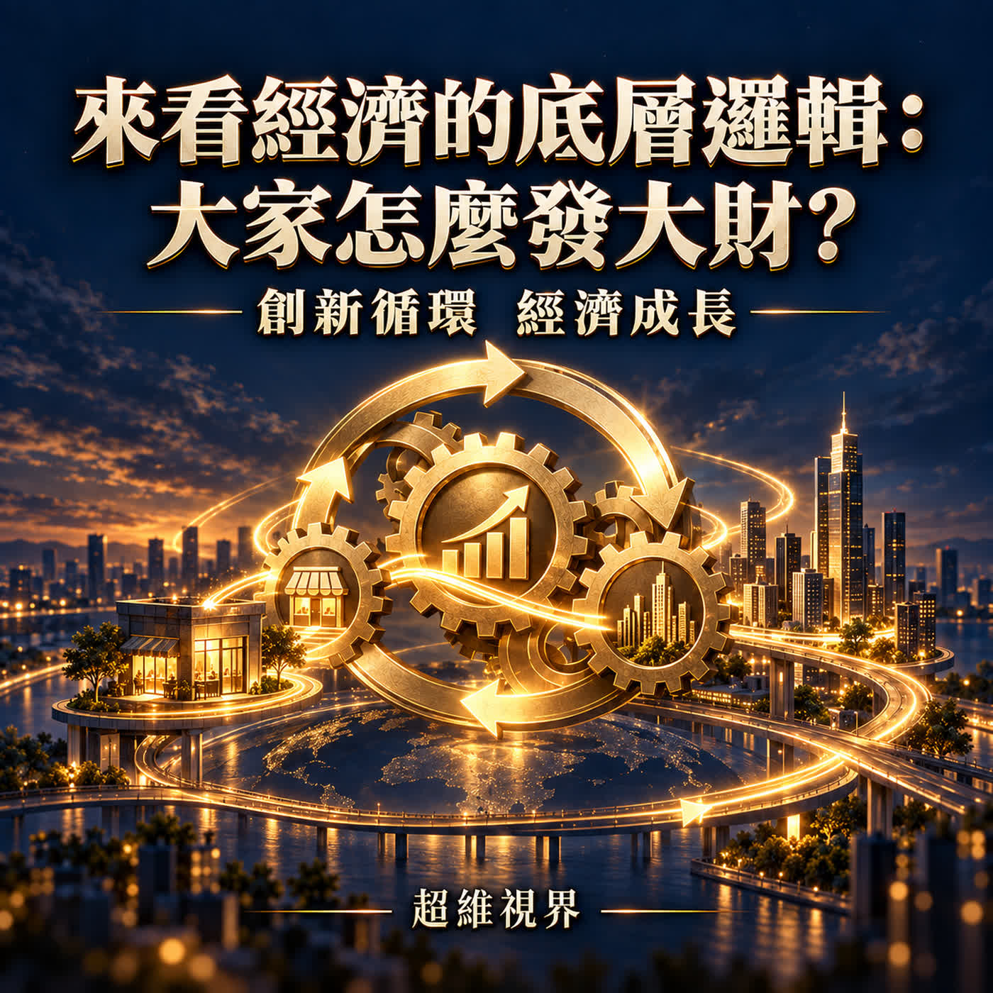 來看經濟的底層邏輯:大家怎麼發大財?