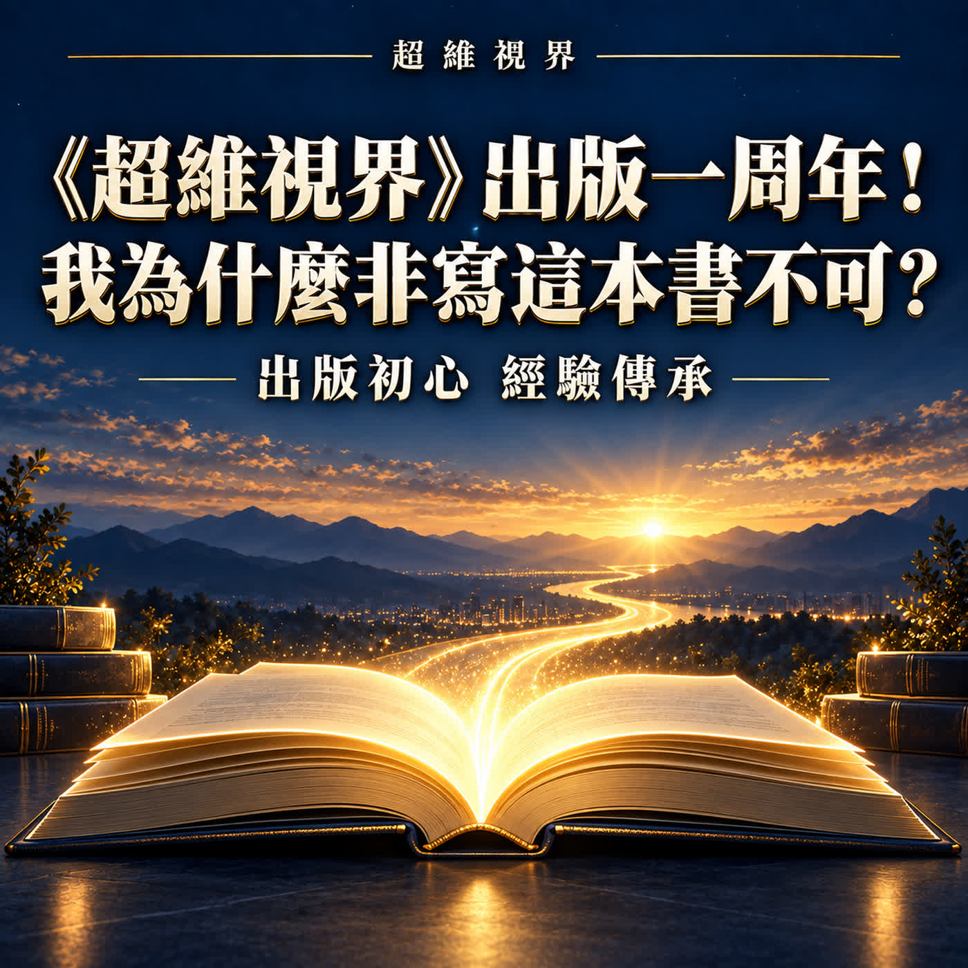 《超維視界》出版一周年!出版背後的酸甜苦辣與超級感謝