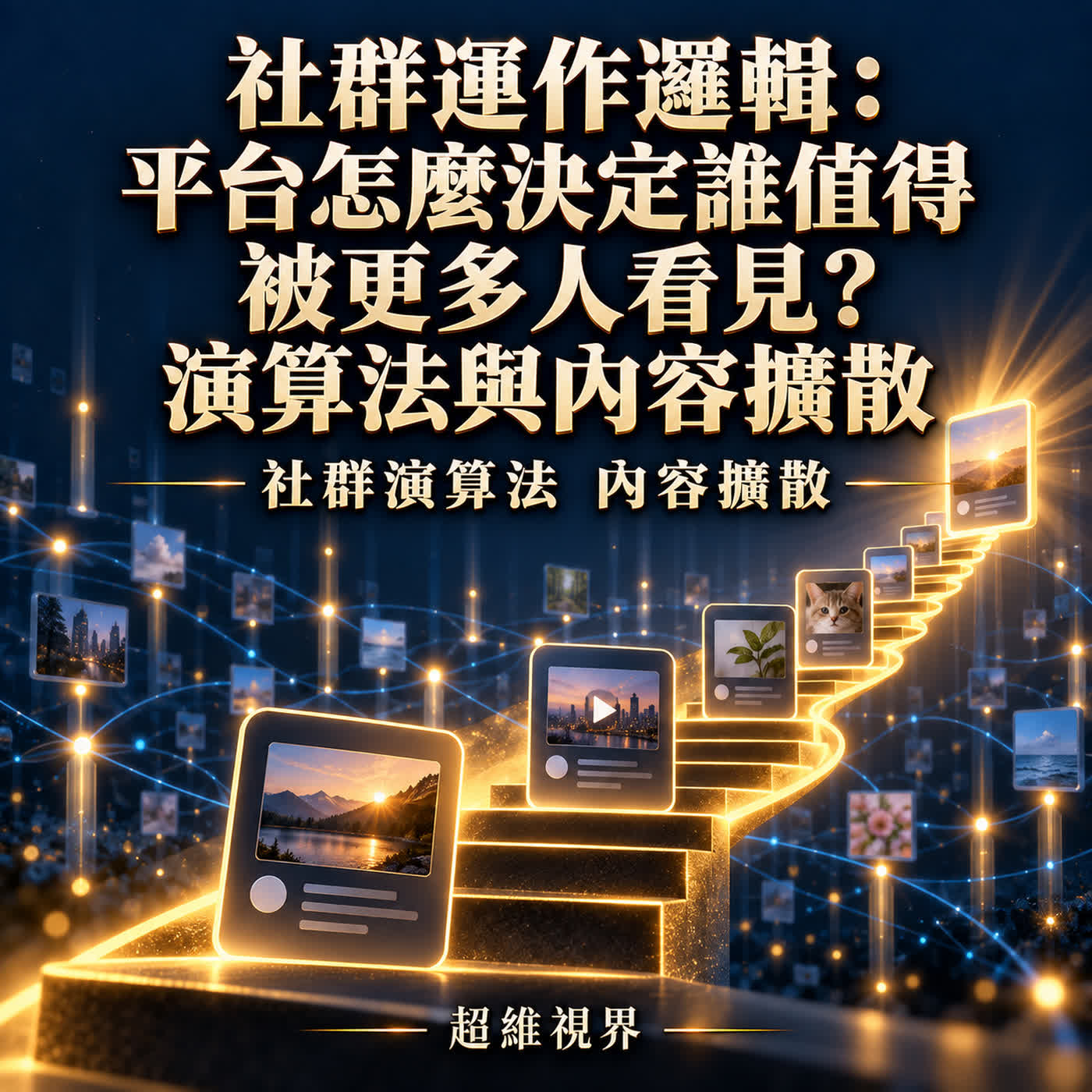 社群運作邏輯:平台怎麼決定誰值得被更多人看見?演算法與內容擴散