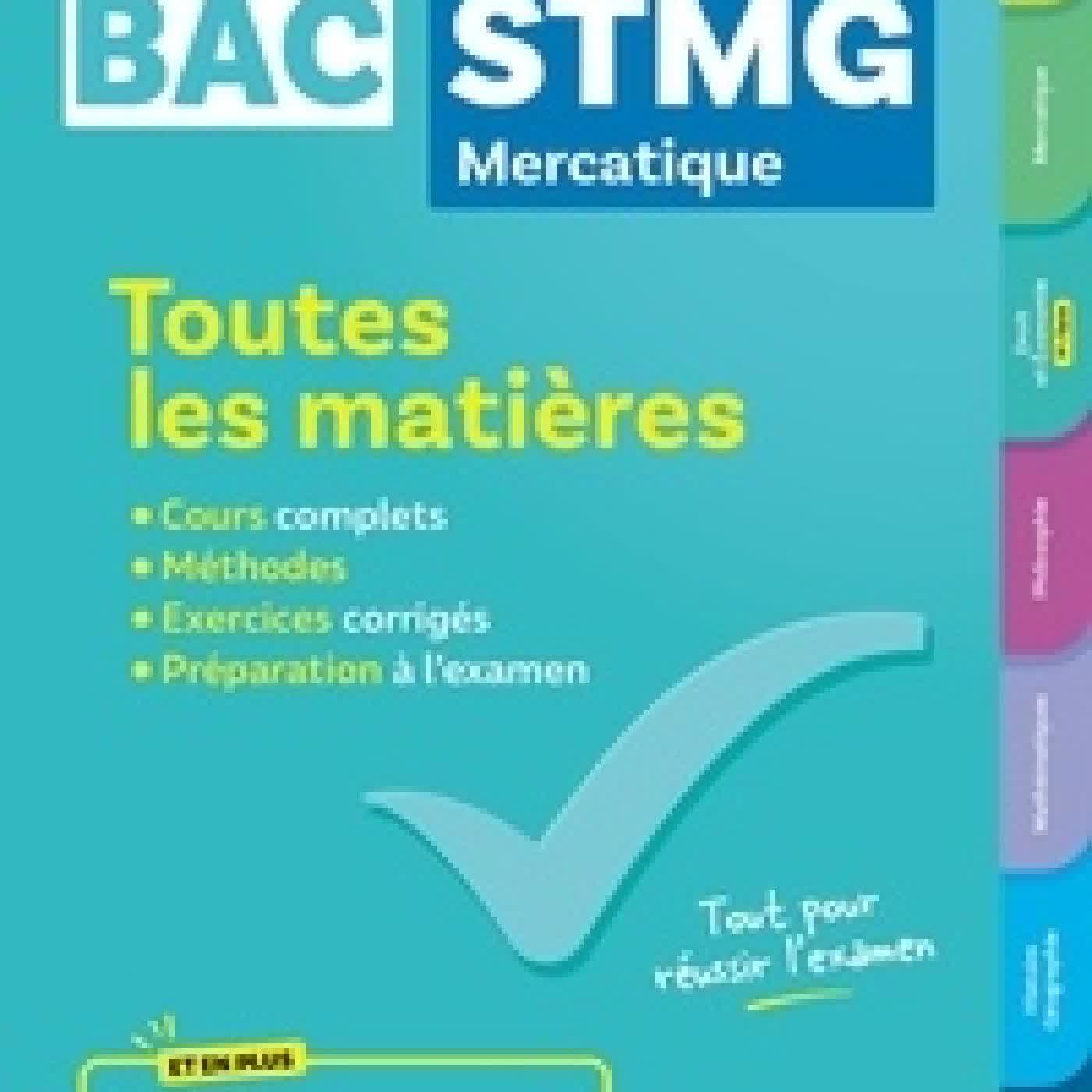 {téléchargement} Toutes mles matières Bac STMG Mercatique Terminale + Spécialités de 1re Edition 2025