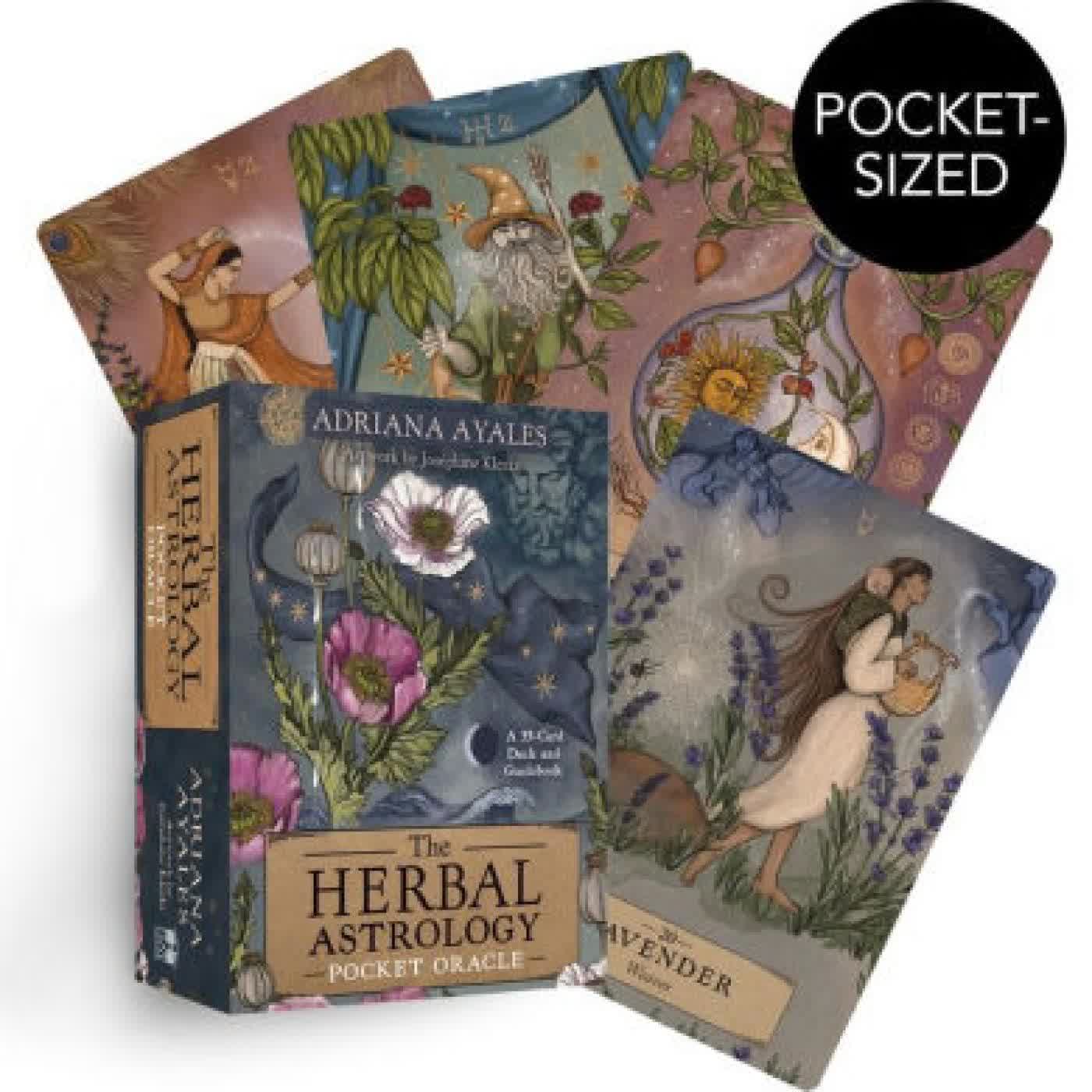 The Herbal Astrology Pocket Oracle: A 55-Card Deck and Guidebook by Adriana Ayales, Joséphine Klerks on Iphone New Format