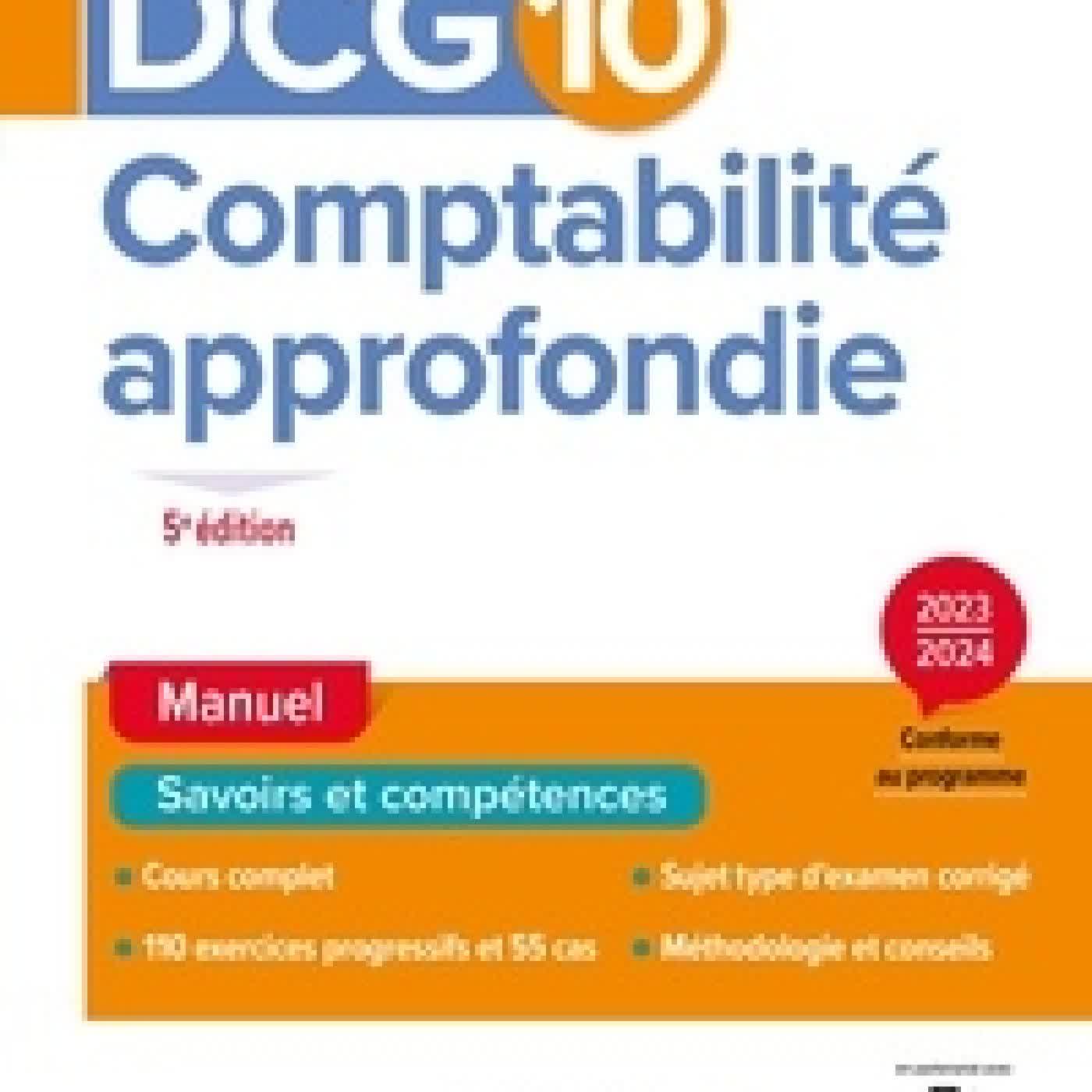 Lire en ligne : Comptabilité approfondie DCG 10 - Manuel