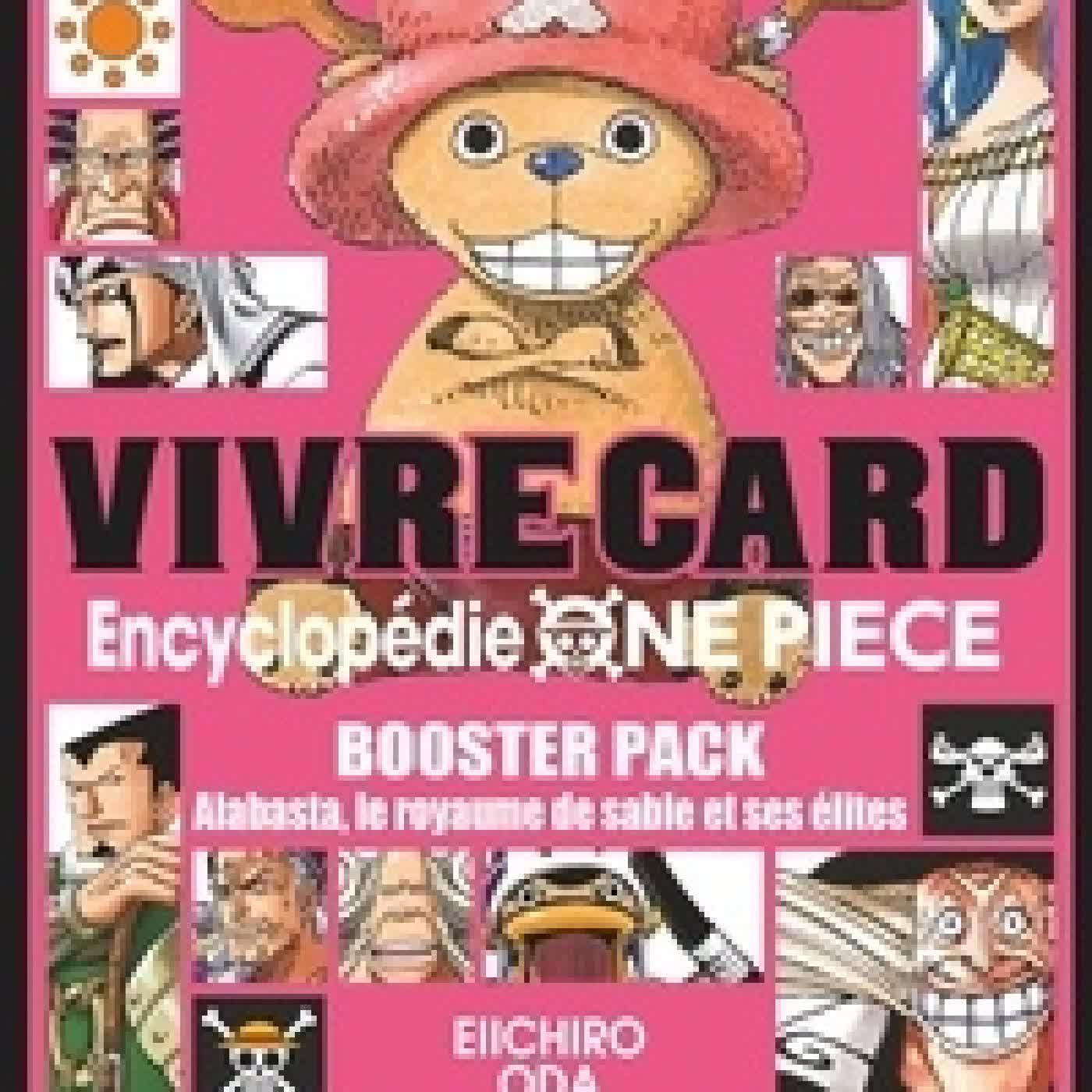{téléchargement} Vivre Card - Encyclopédie One Piece. Booster Pack 05 - Alabasta, le royaume de sable et ses élites