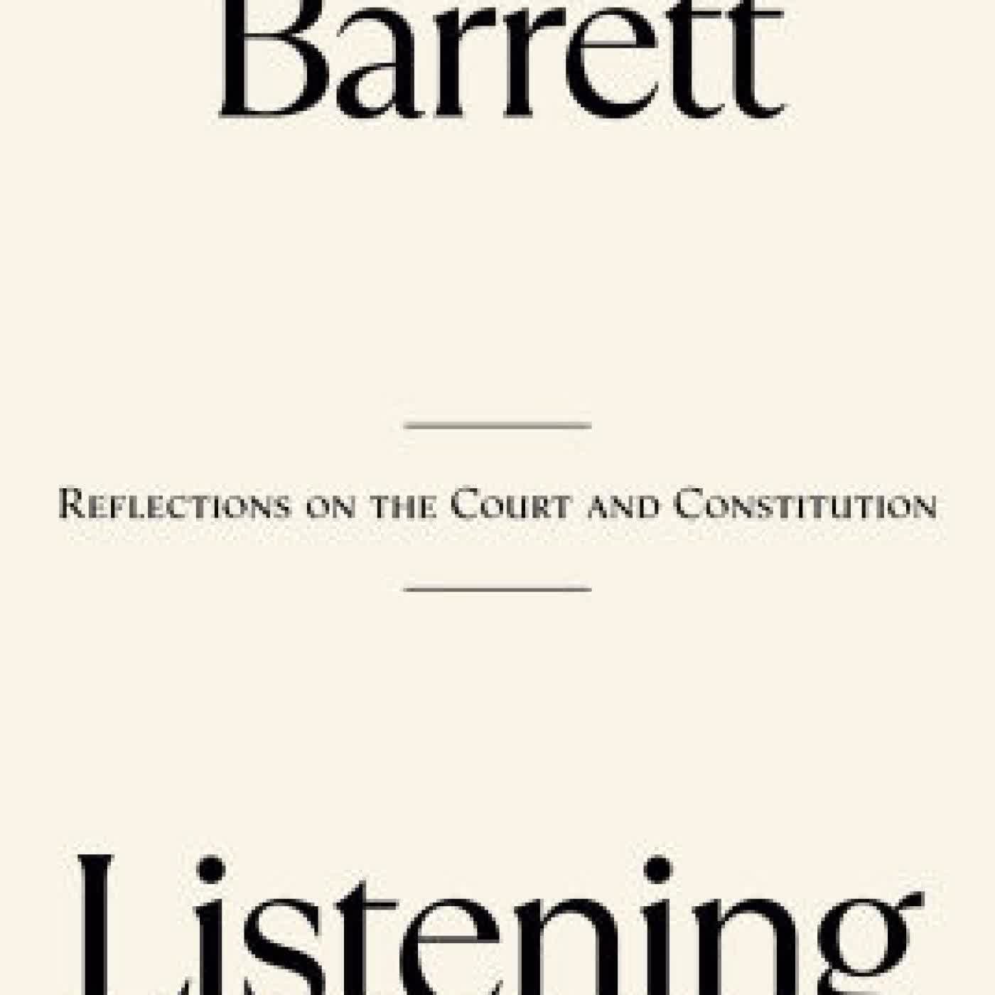 Listening to the Law: Reflections on the Court and Constitution by Amy Coney Barrett on Iphone New Format