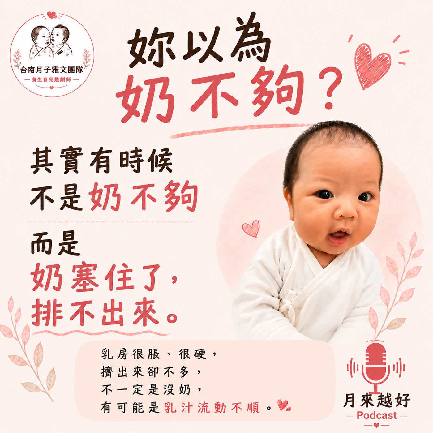EP20  妳以為奶不夠，其實有時候是奶塞住、排不出來 episode artwork